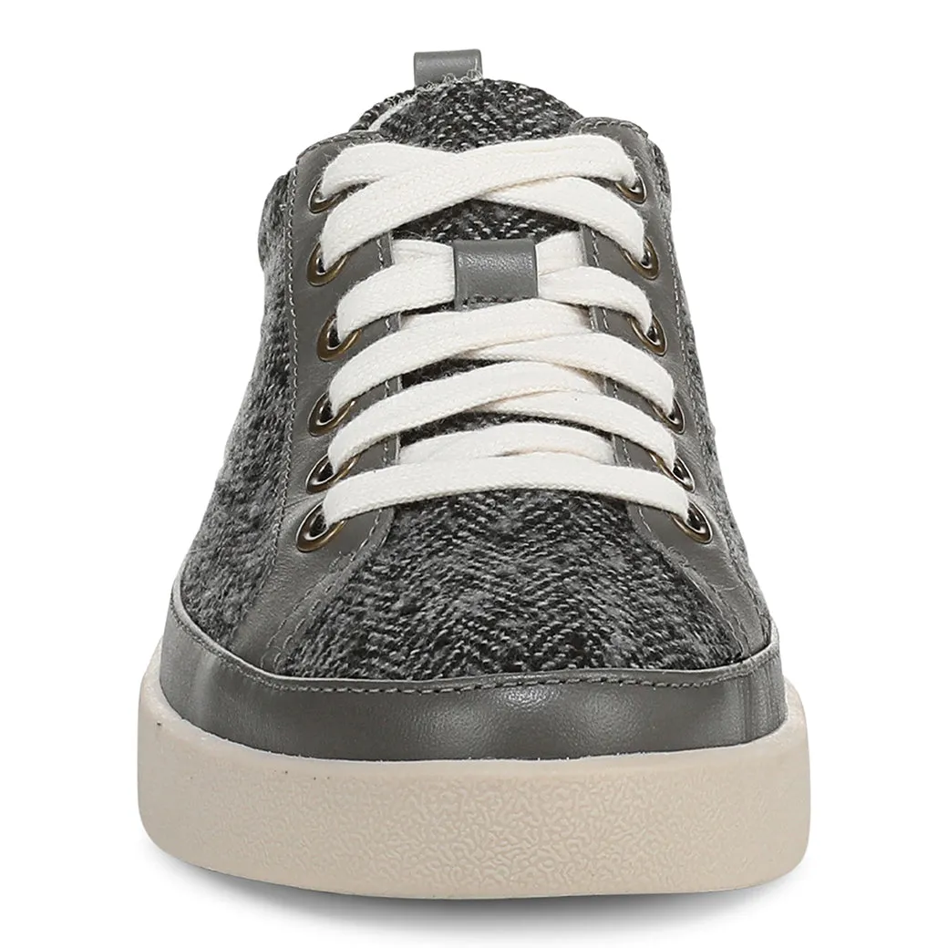 Womens Vionic Winny Lace Up Sneaker in Slate Grey Multi Cold Proof