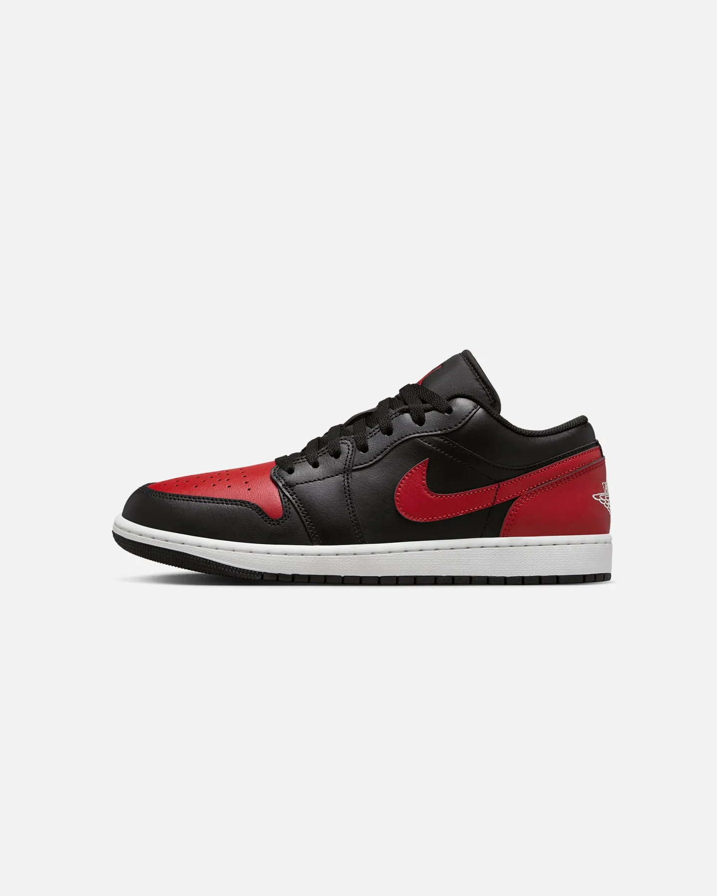 Jordan Air Jordan 1 Low "Bred" Black/Varsity Red-Summit White Classic Base Sport Life