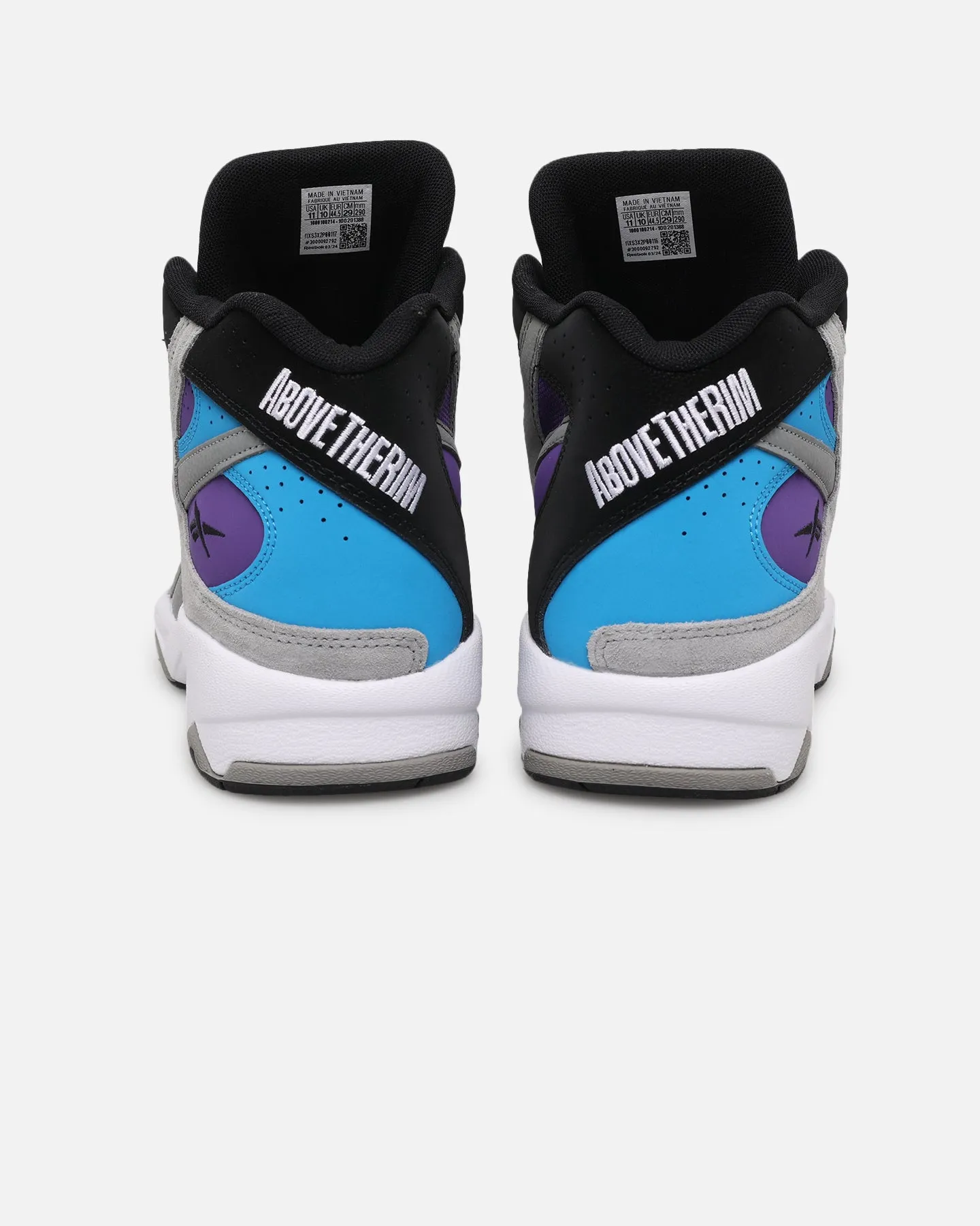Reebok Above The Rim Pump Vertical Grey/Black Cliff Edge Wet Land