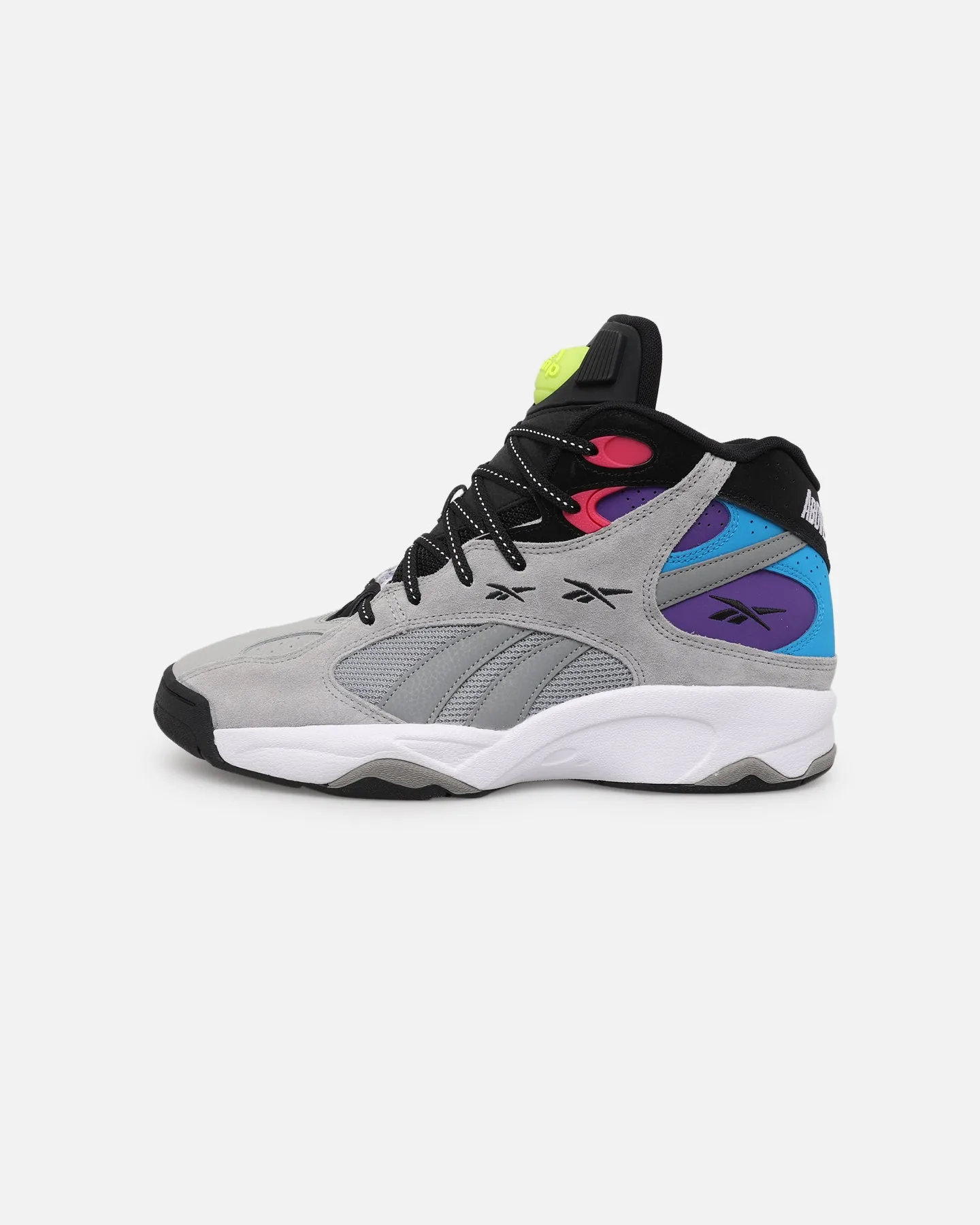 Reebok Above The Rim Pump Vertical Grey/Black Sole Soft Cushioned Footbed