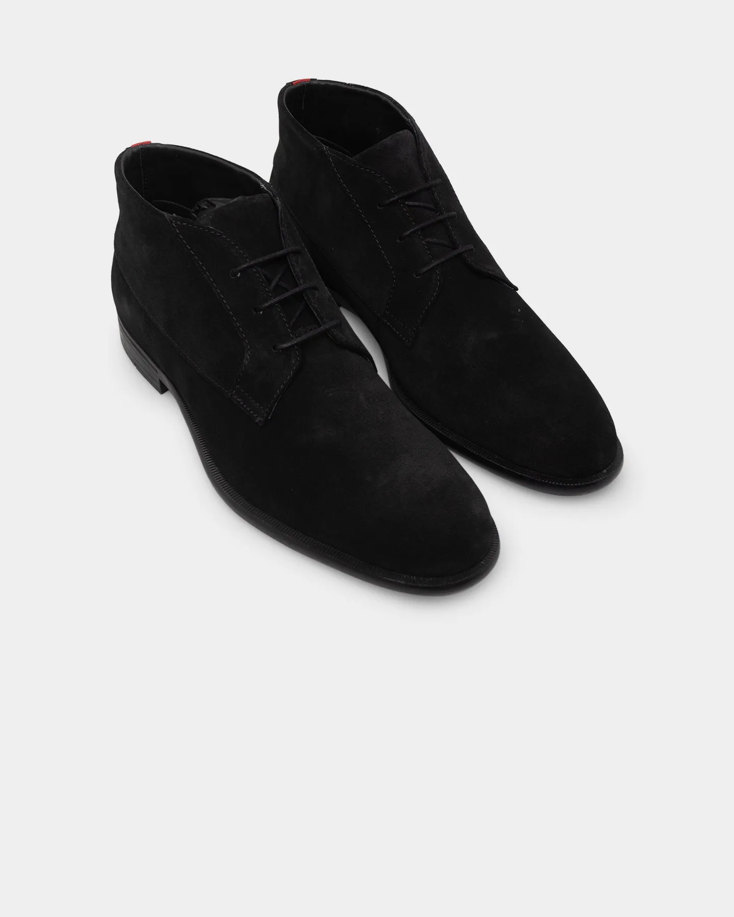 Sail Vibe orthopedic Hugo Boss Kyron Desert Suede Boots Black