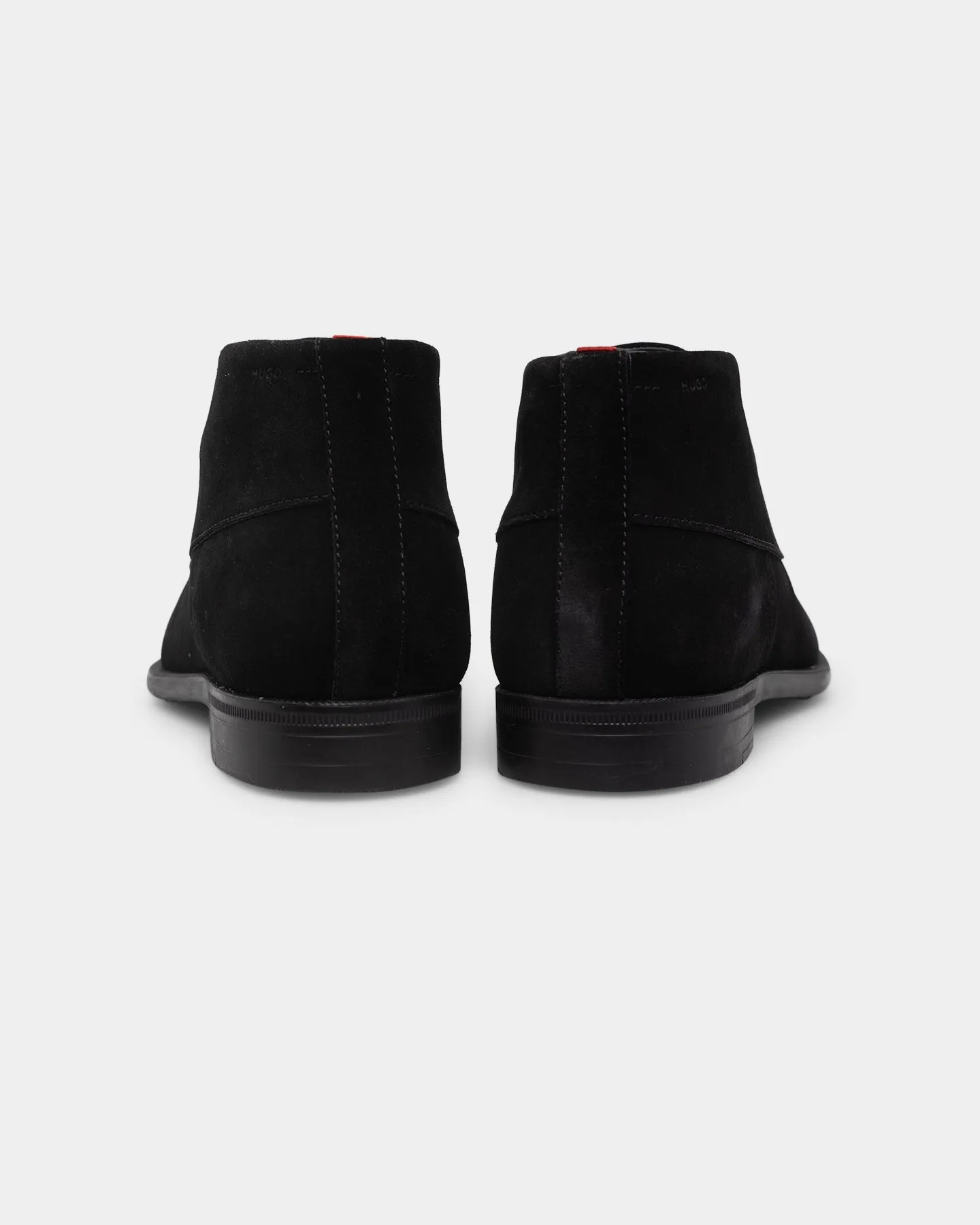 Ventilated Hugo Boss Kyron Desert Suede Boots Black