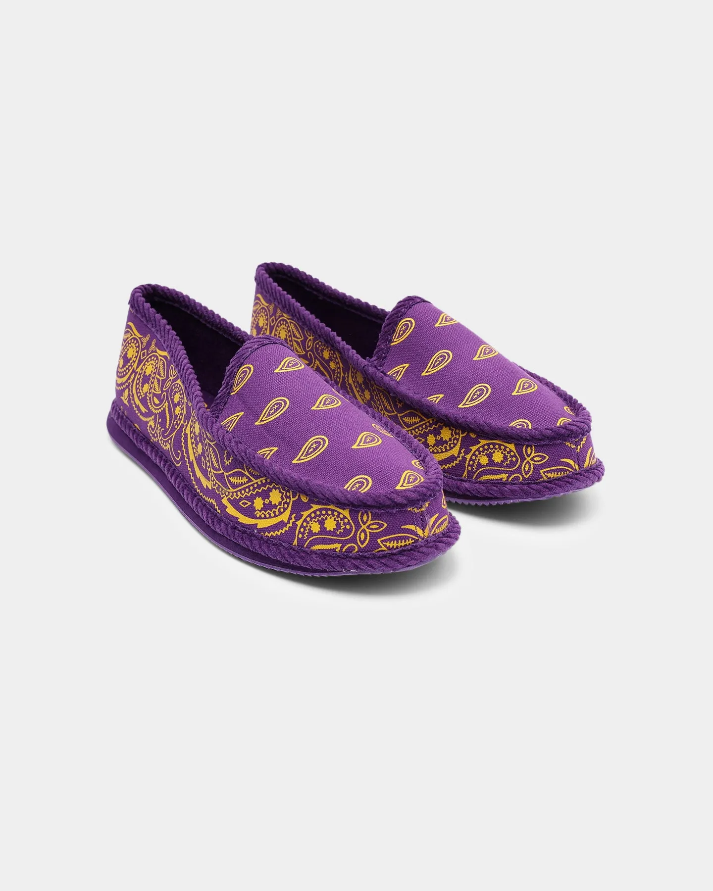 Clear Glow Goat Crew Bandana Slipper Purple/Yellow