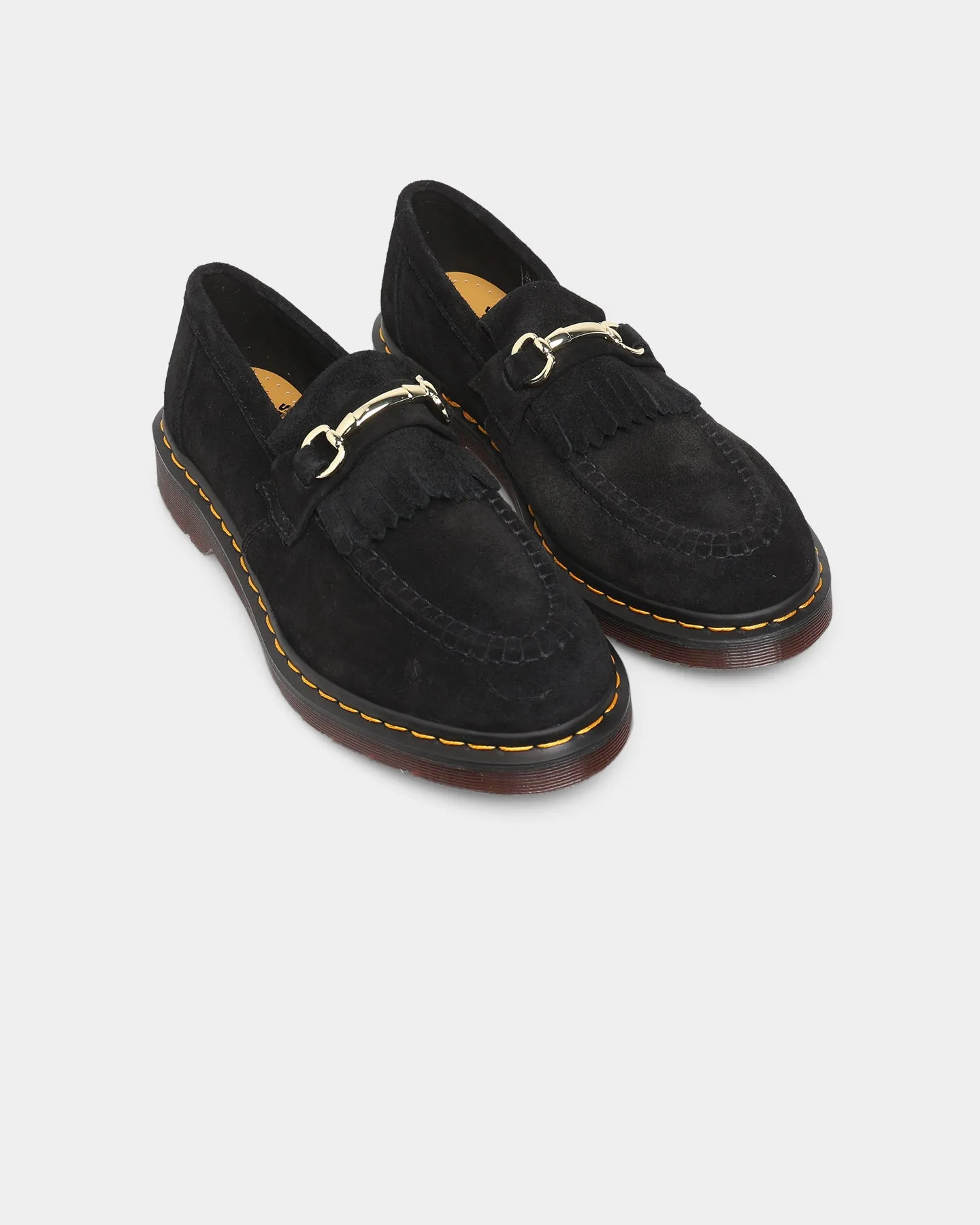 Linen Air Dr. Martens Snaffle Loafer Black