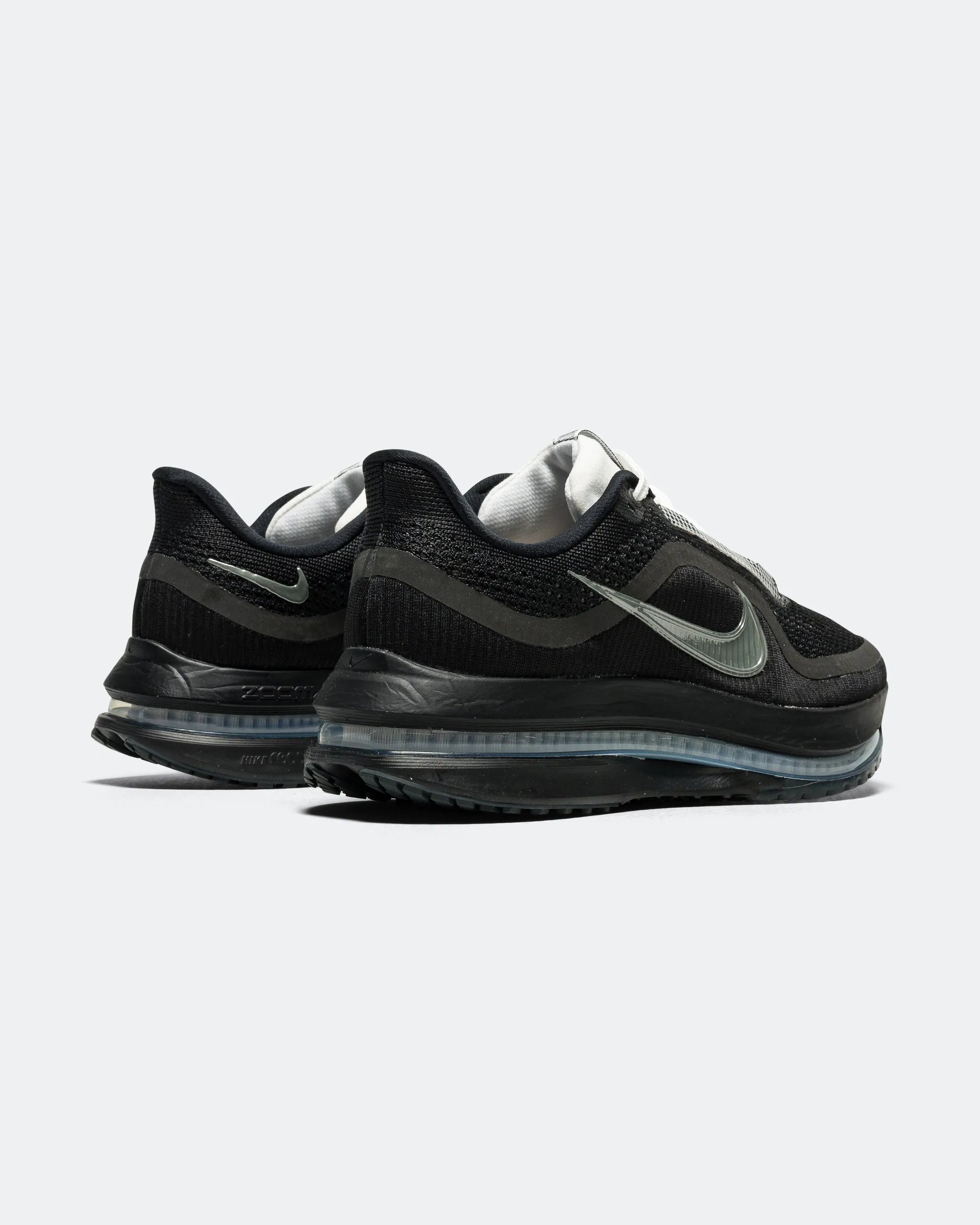 Pegasus Premium SP - Black/Metallic Silver-White Sock Like Fit Anti Slip Traction