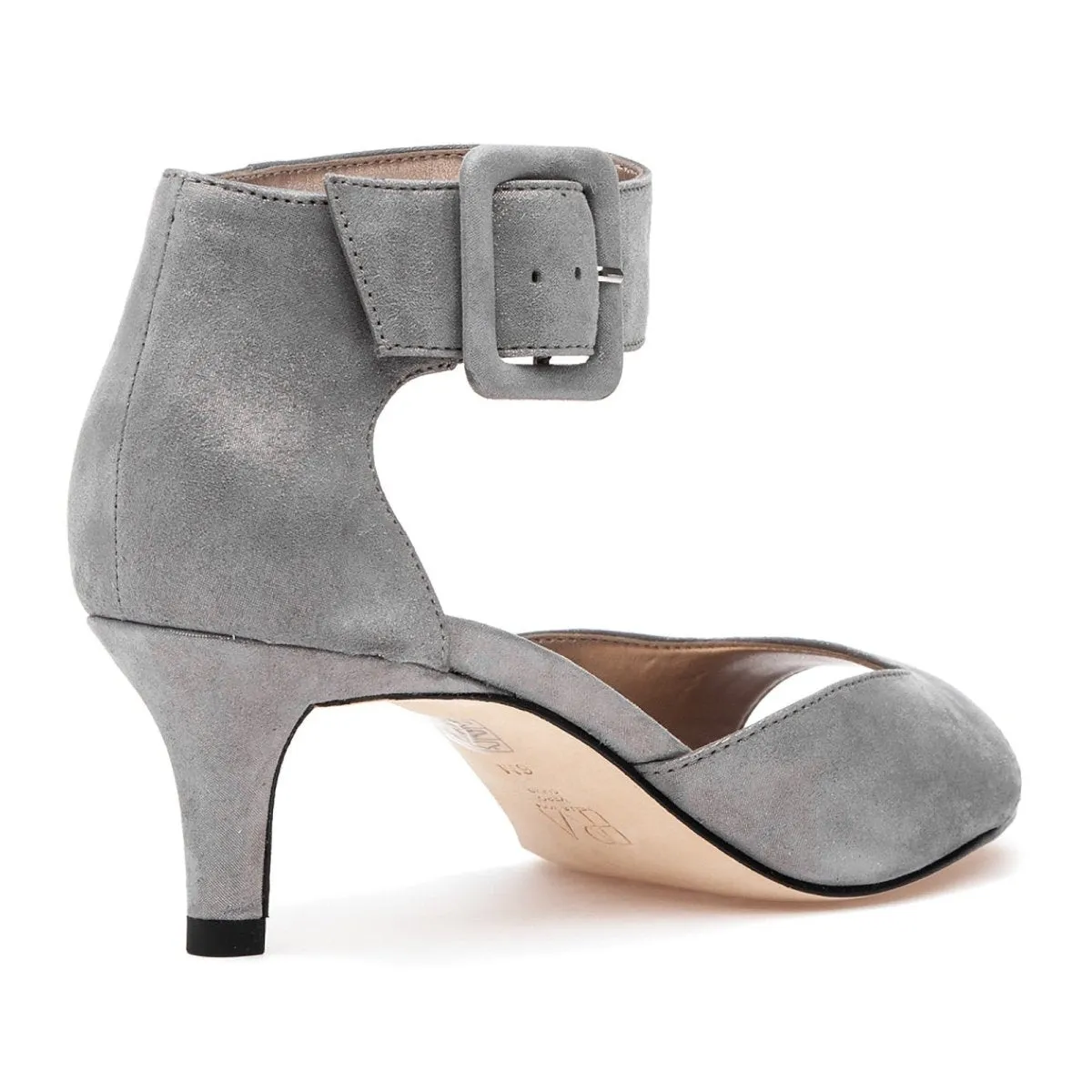 Padded Tongue Pelle Moda Women's Berlin Pewter Metallic
