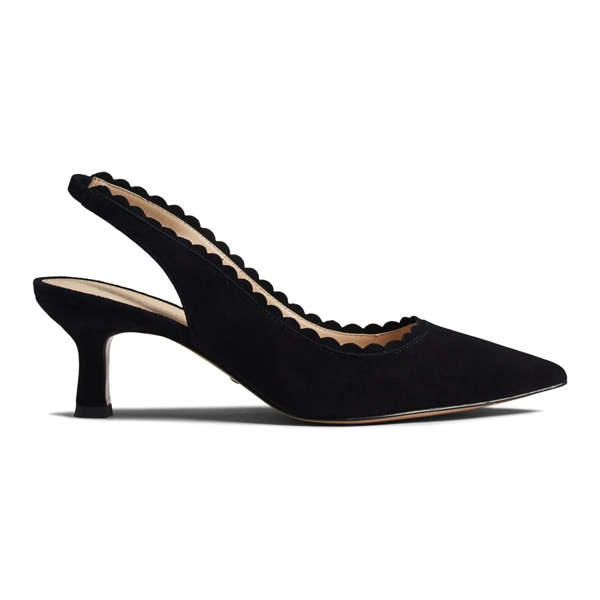 Pelle Moda Women's Kelsa Black Suede Korean Shade Signature Fit