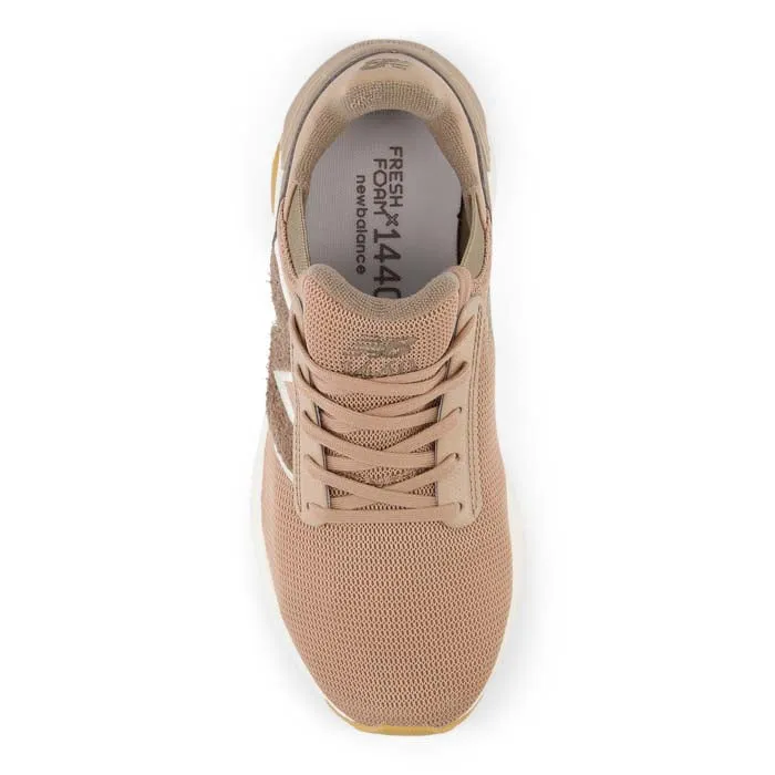 Sand Beige Womens New Balance Fresh Foam X 1440 in Flat Taupe/Mushroom/Dolce
