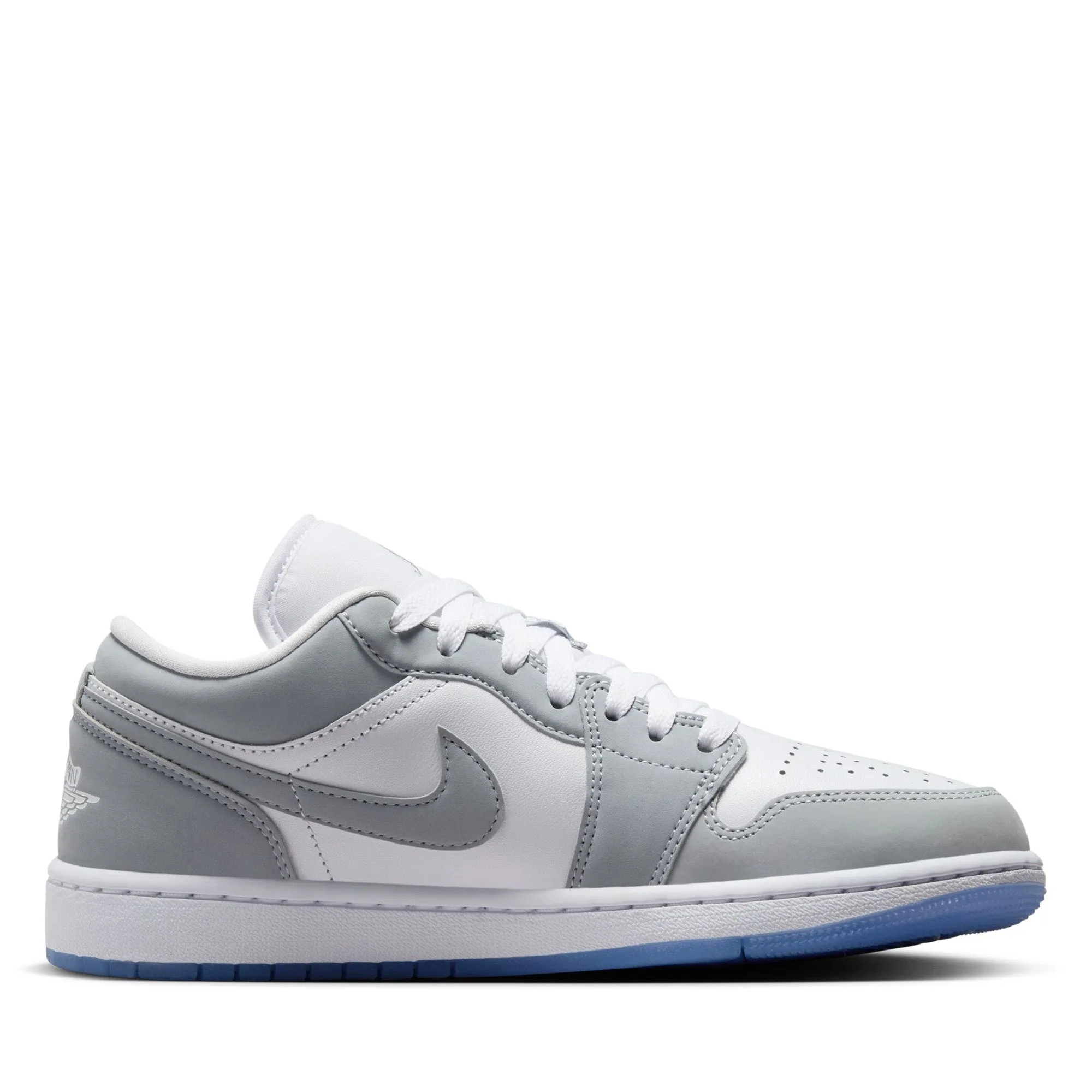 Women's Air Jordan 1 Low - White/Wolf Grey Bounce Back Technology Breathe Easy