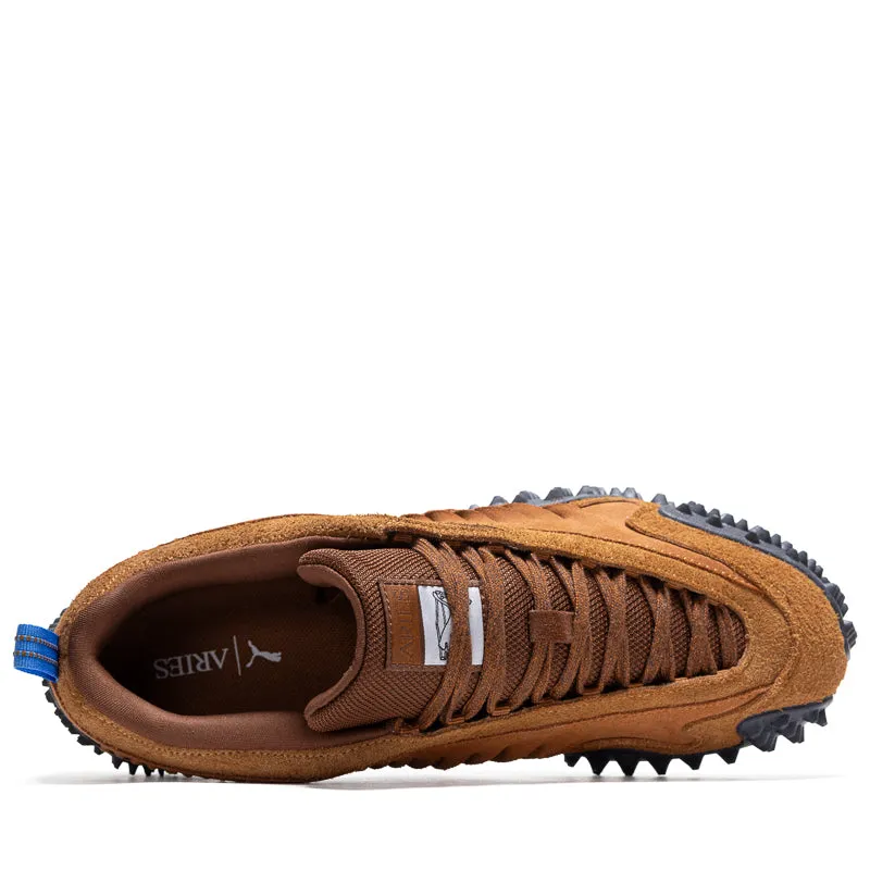 Aries x Puma Mostro Craft - Mahogany/Teak Hyper Breathable Upper Ultra-soft sole