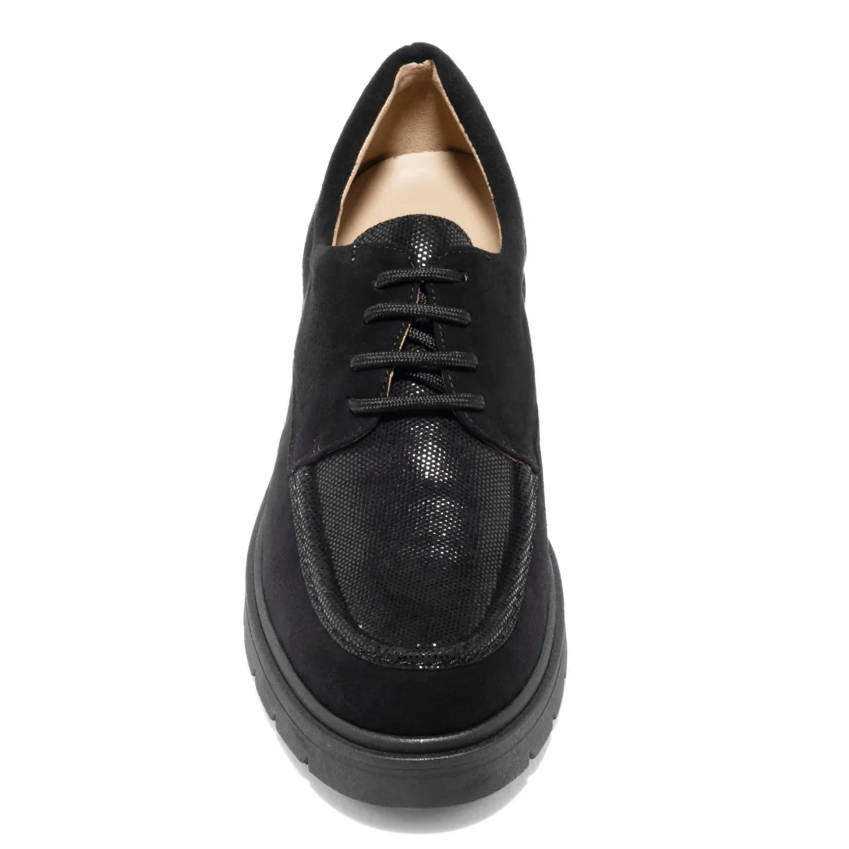 Subtle Class Pie Santo Women's 255061-02 Dallas Black Suede