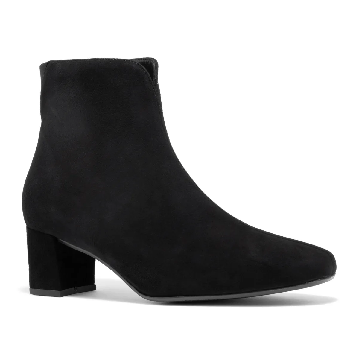 Gloss Touch Durable Construction Pie Santo Women's 255082 Neopreme Black Suede