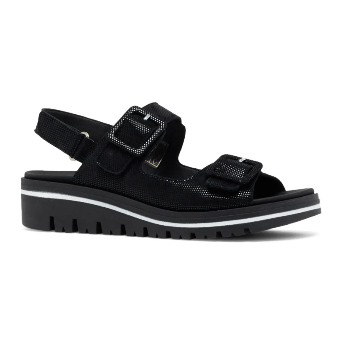 PieSanto Women's 230825 Black Dallas Leather Scandi Cut Elite Shade