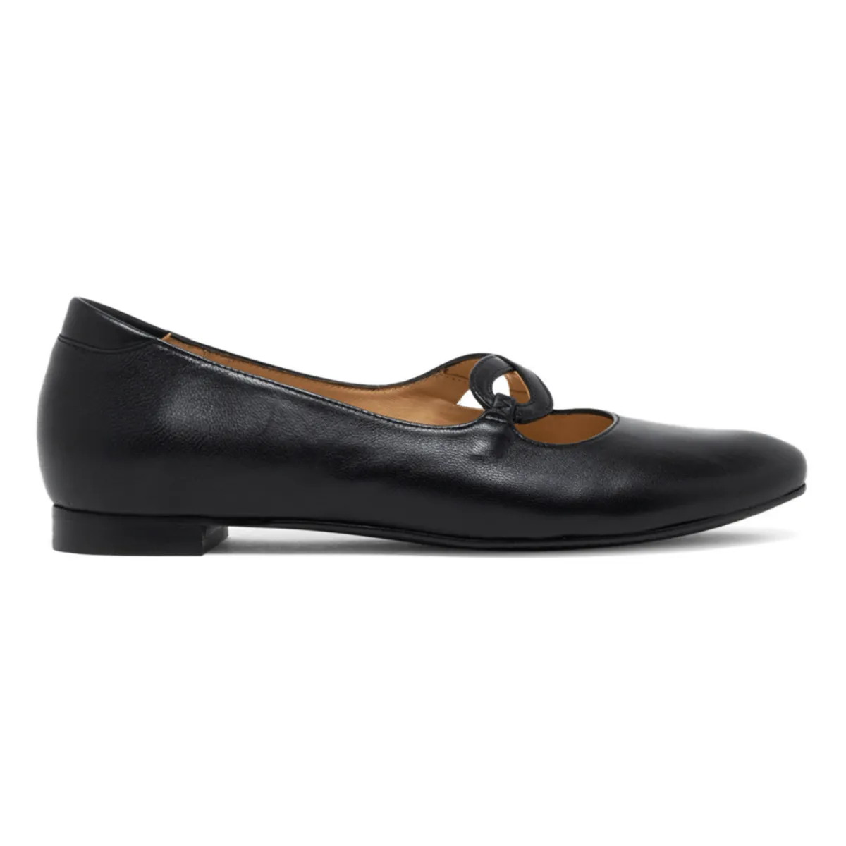 Cap Toe PieSanto Women's 245531 Kat Black Leather