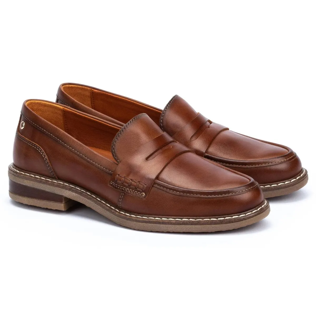 Casual Comfort Anti Bacterial Pikolinos Women's Aldaya Loafer Cuero Leather