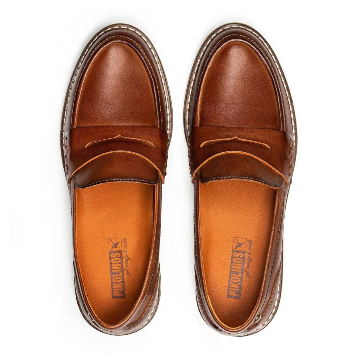 Pikolinos Women's Aldaya Loafer Cuero Leather Refined Finish