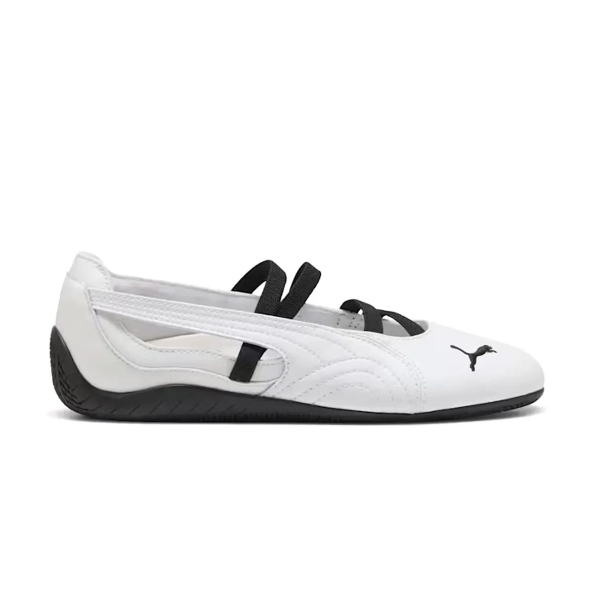 Wmns Speedcat Ballet Leather 'White Black' Personalized Ultimate Ease