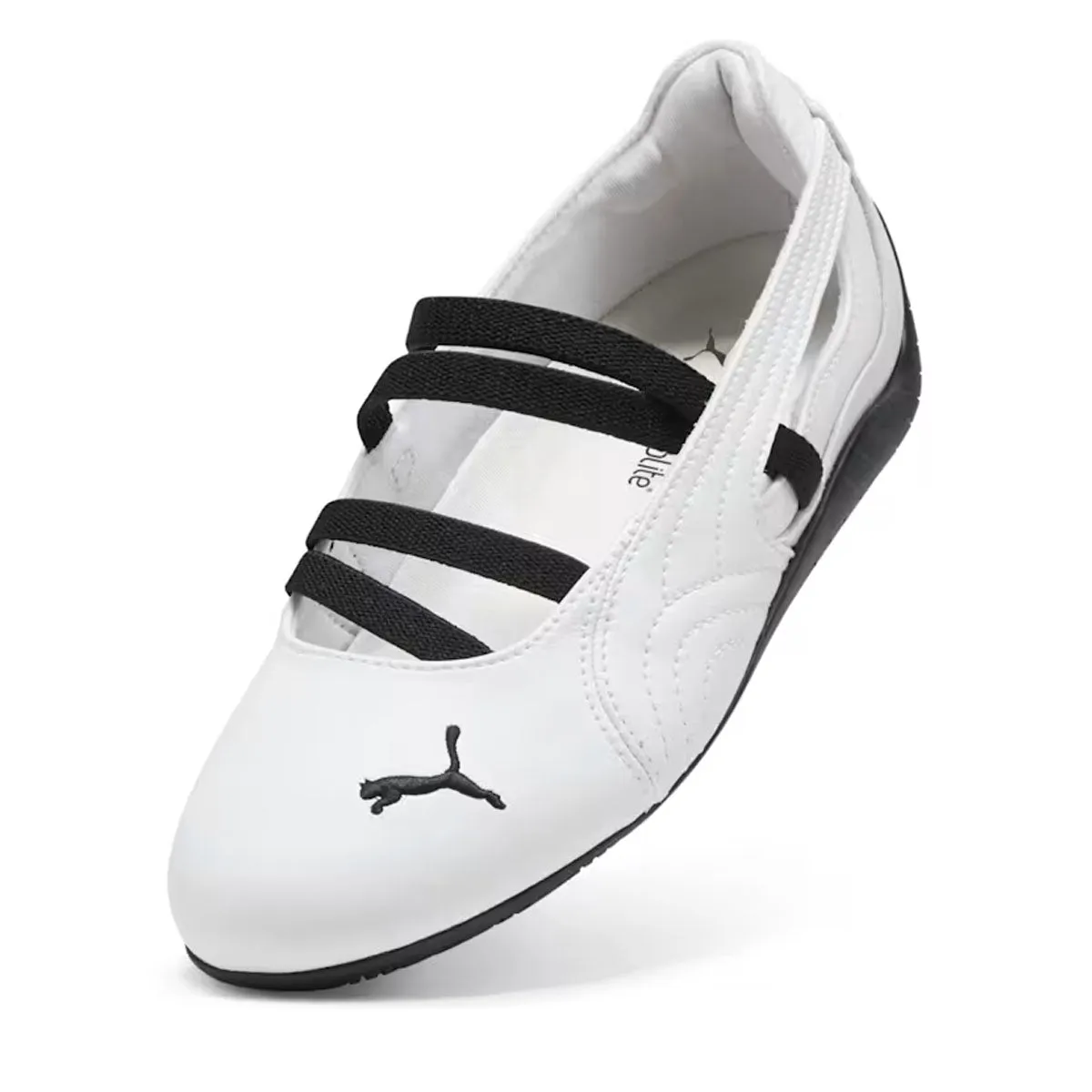 Built-in comfort least Wmns Speedcat Ballet Leather 'White Black'