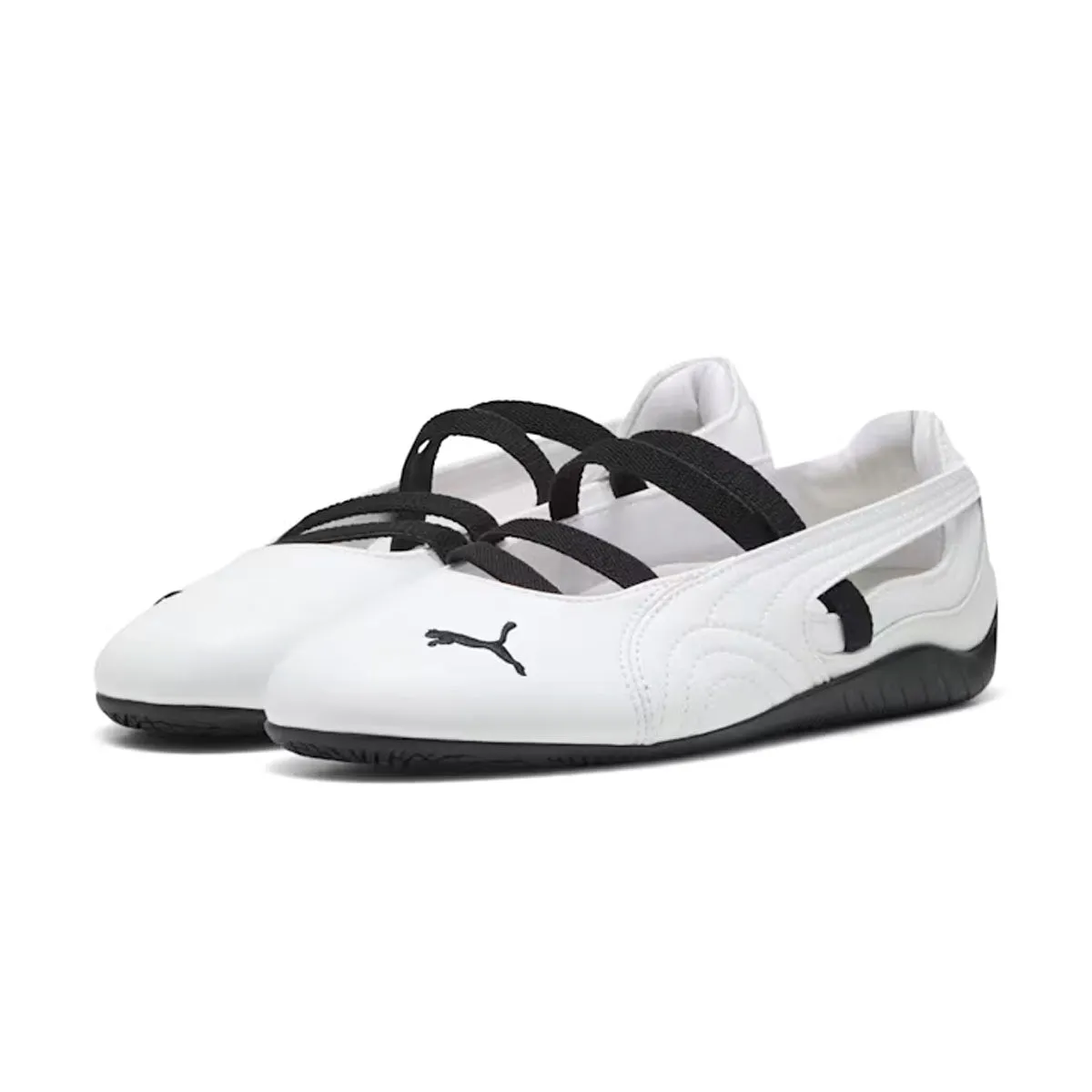 Wmns Speedcat Ballet Leather 'White Black' hip snowboarders' control