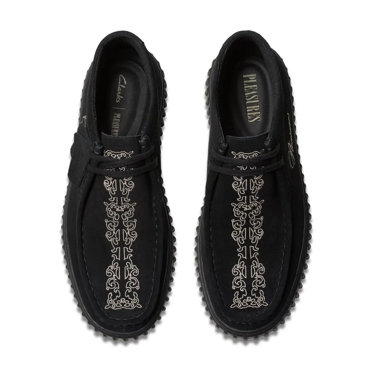 Breathable mesh Fashion Glow   PLEASURES Torhill Hi 'Black Ornate Framing'