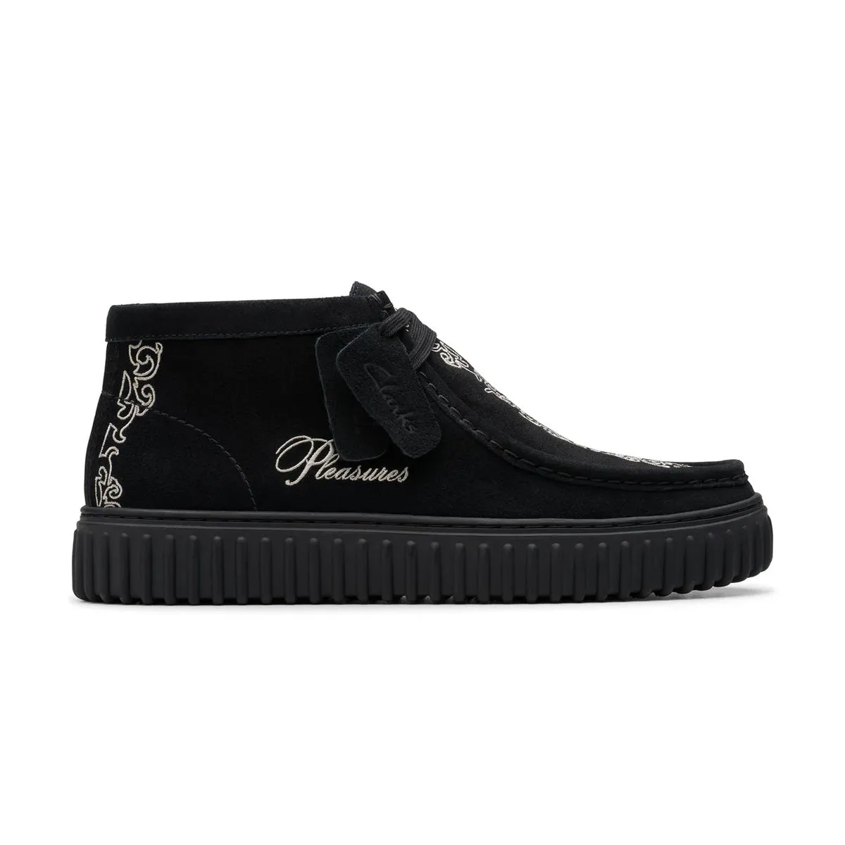 Adjustable Fit Cotton Touch   PLEASURES Torhill Hi 'Black Ornate Framing'