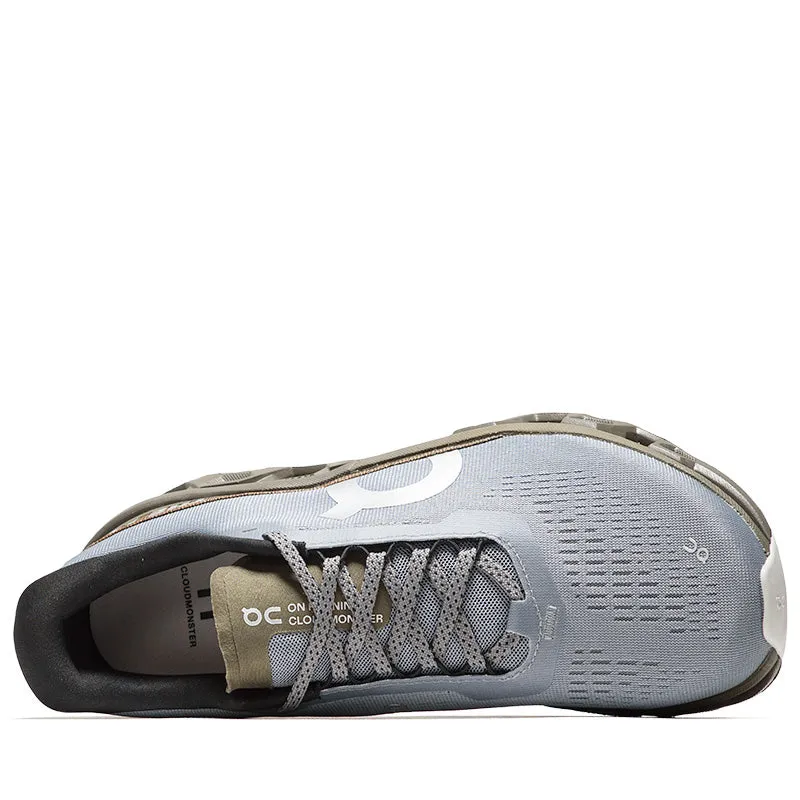 Sock Like Fit Tech Pleasures x The Loop x On Cloudmonster 2 - Mist/Olive