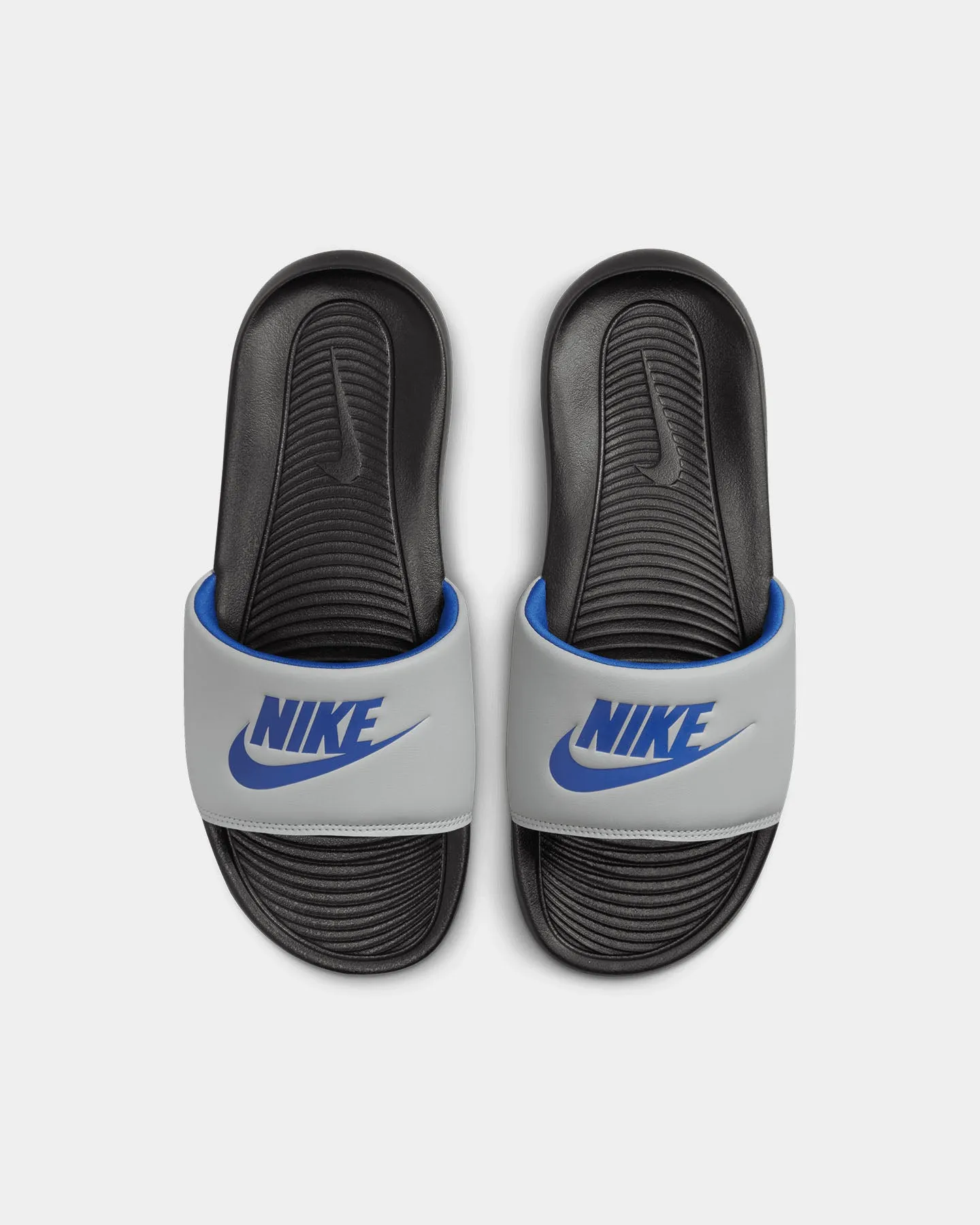 Luggage Fit Nike Victori One Slide Light Smoke Grey/Game Royal-Black