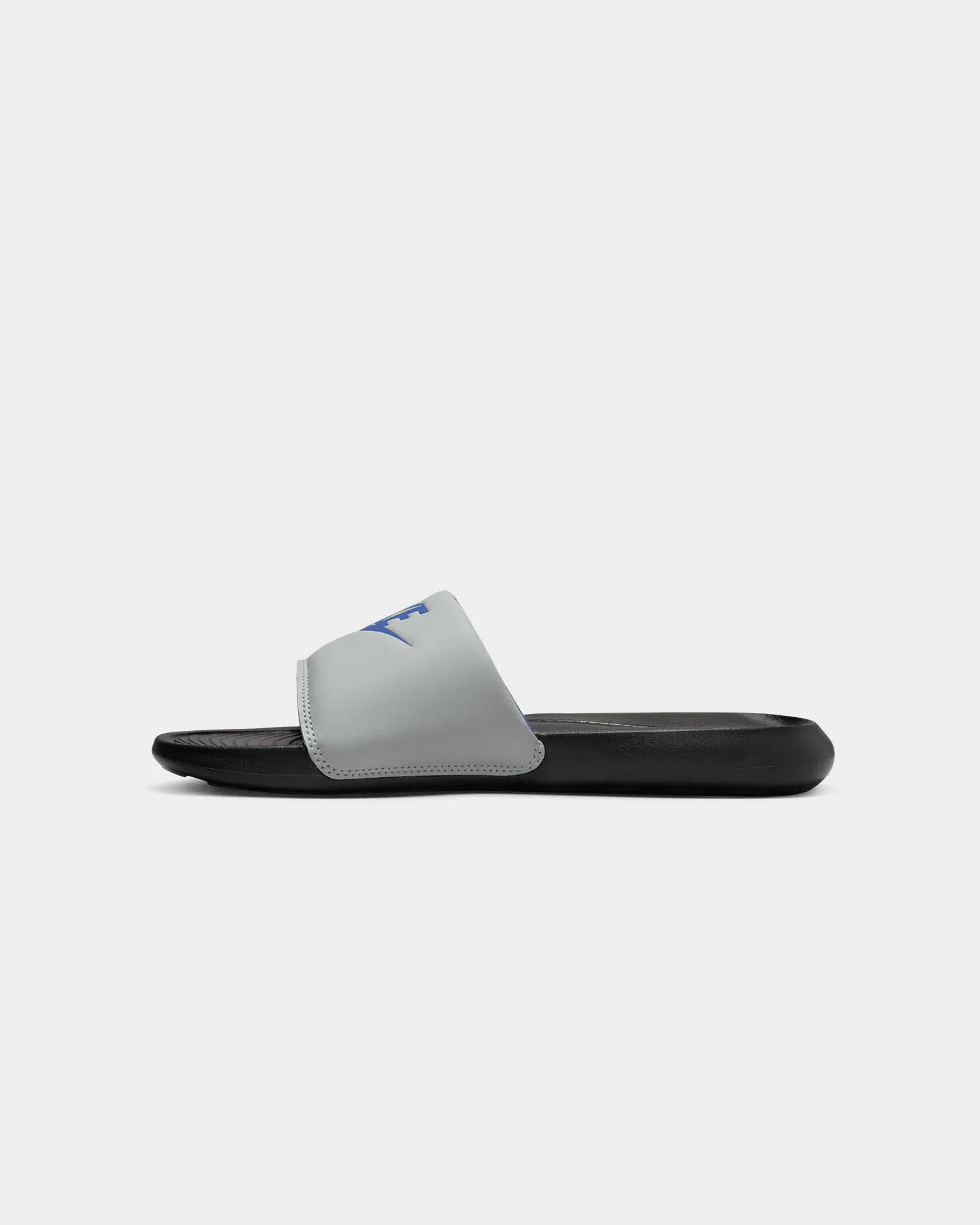 Nike Victori One Slide Light Smoke Grey/Game Royal-Black Beauty Walk Comfort Platform