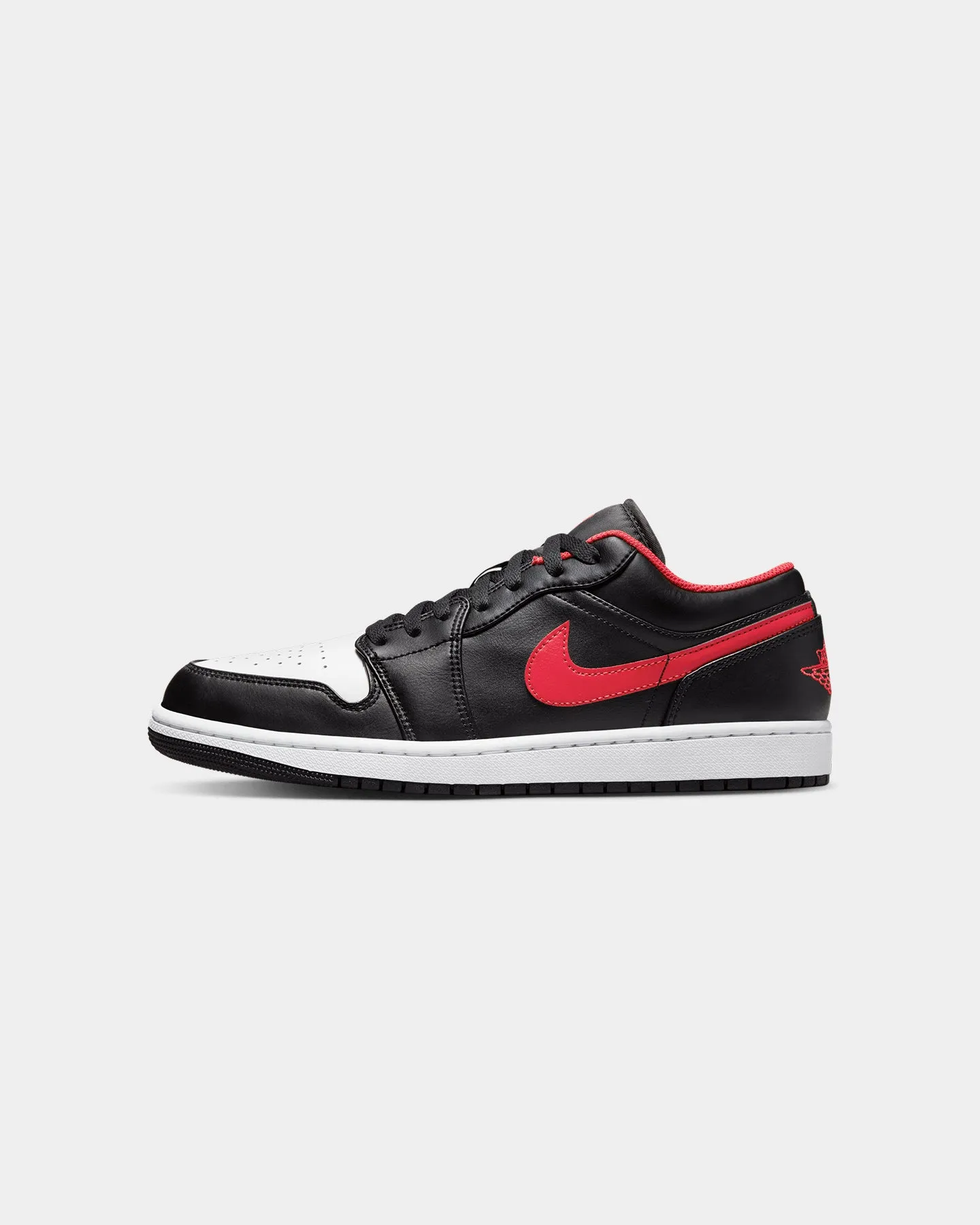 Jordan Air Jordan 1 Low "White Toe" Black/Fire Red-White Comfort collar