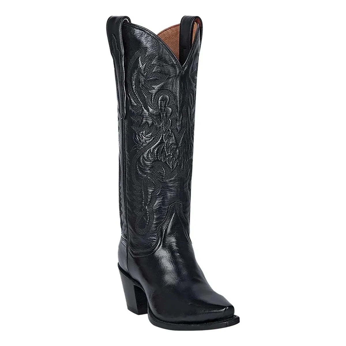 Dan Post Women's Maria All Black Korean Sleek