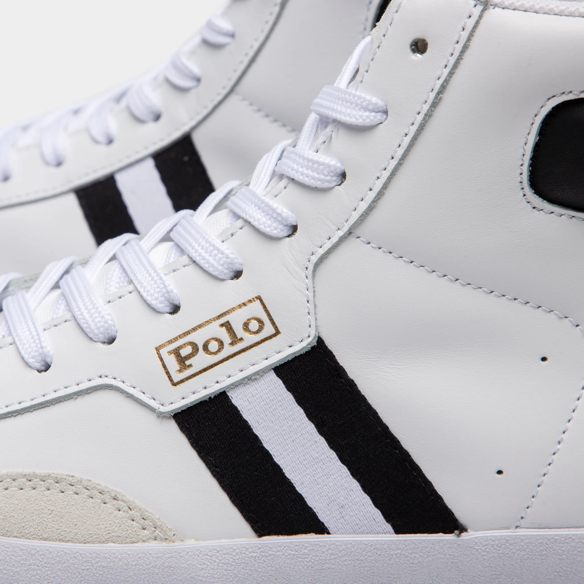 Mono Style Shockproof Polo Ralph Lauren Gervin Mid White / Black
