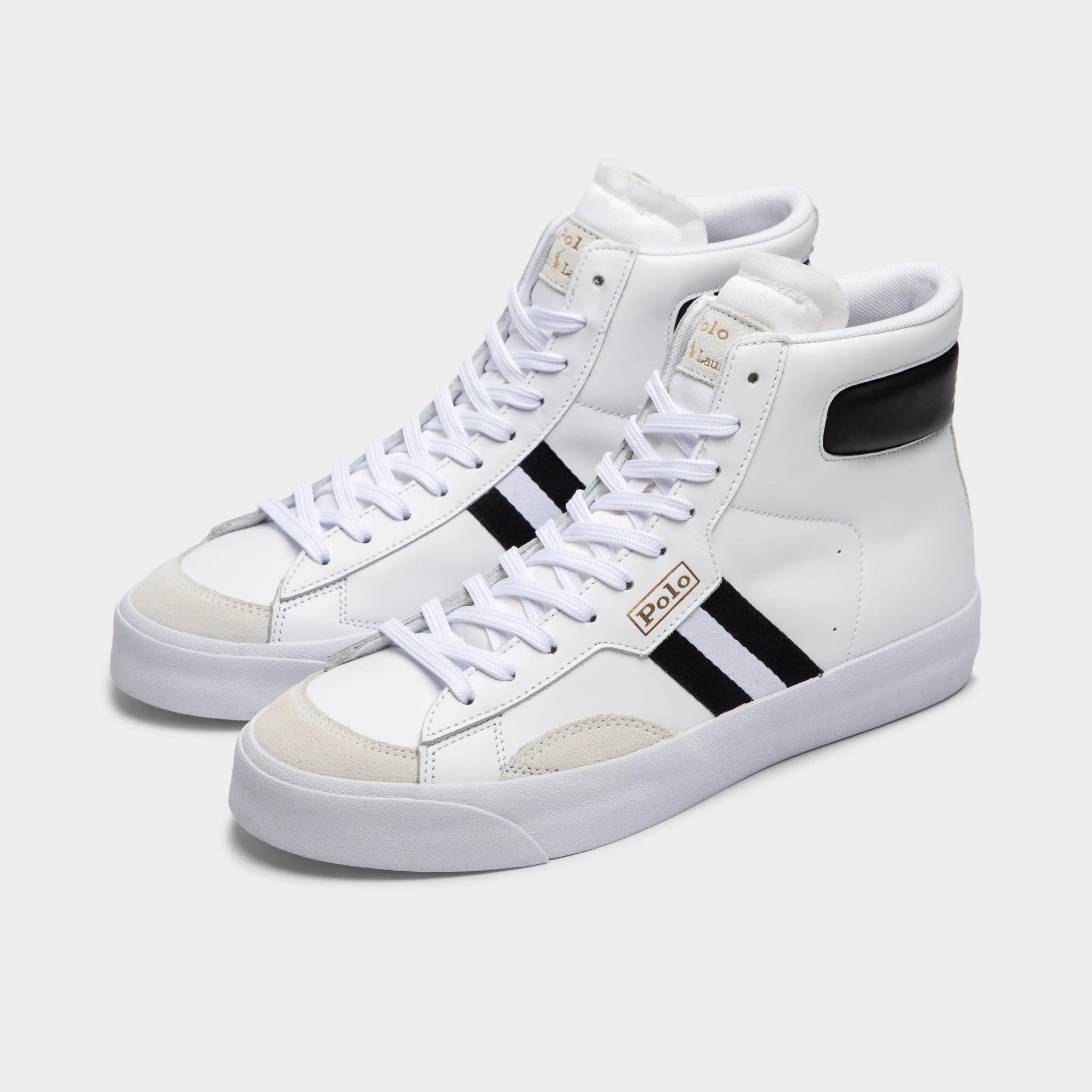 Polo Ralph Lauren Gervin Mid White / Black Cool Tone Any Path
