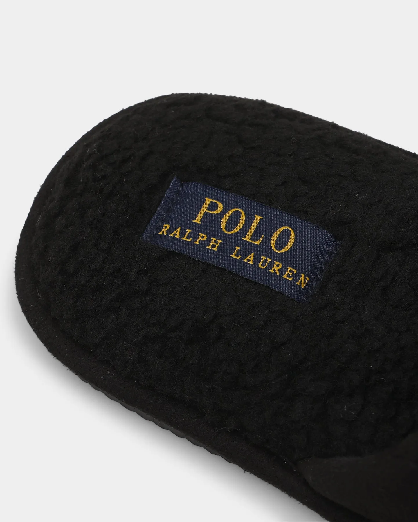 Stable base Morning Walk Polo Ralph Lauren Klarence Big Pony Slippers Black/Cream