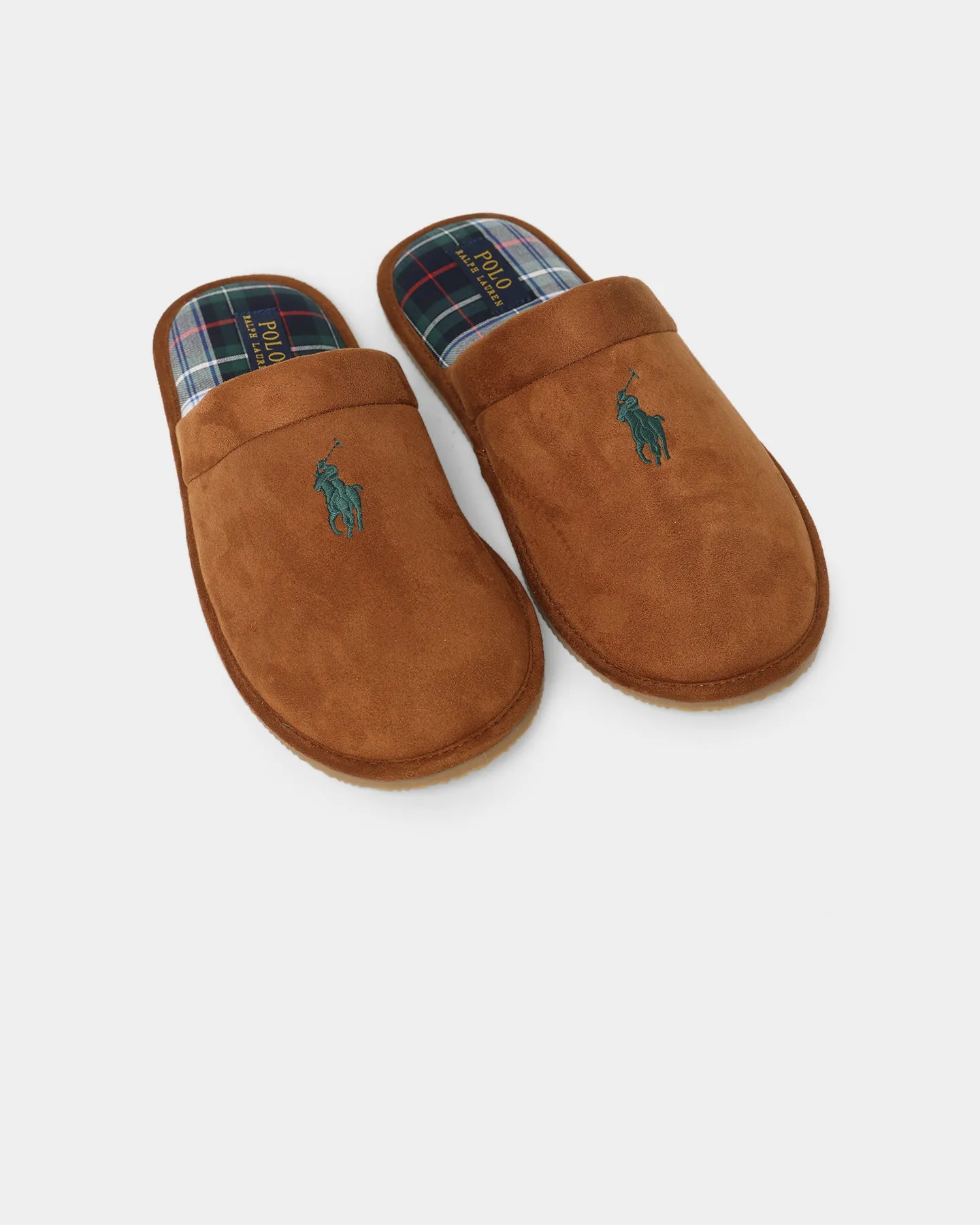 Garden Walk Polo Ralph Lauren Klarence Slippers Wheat/Plaid