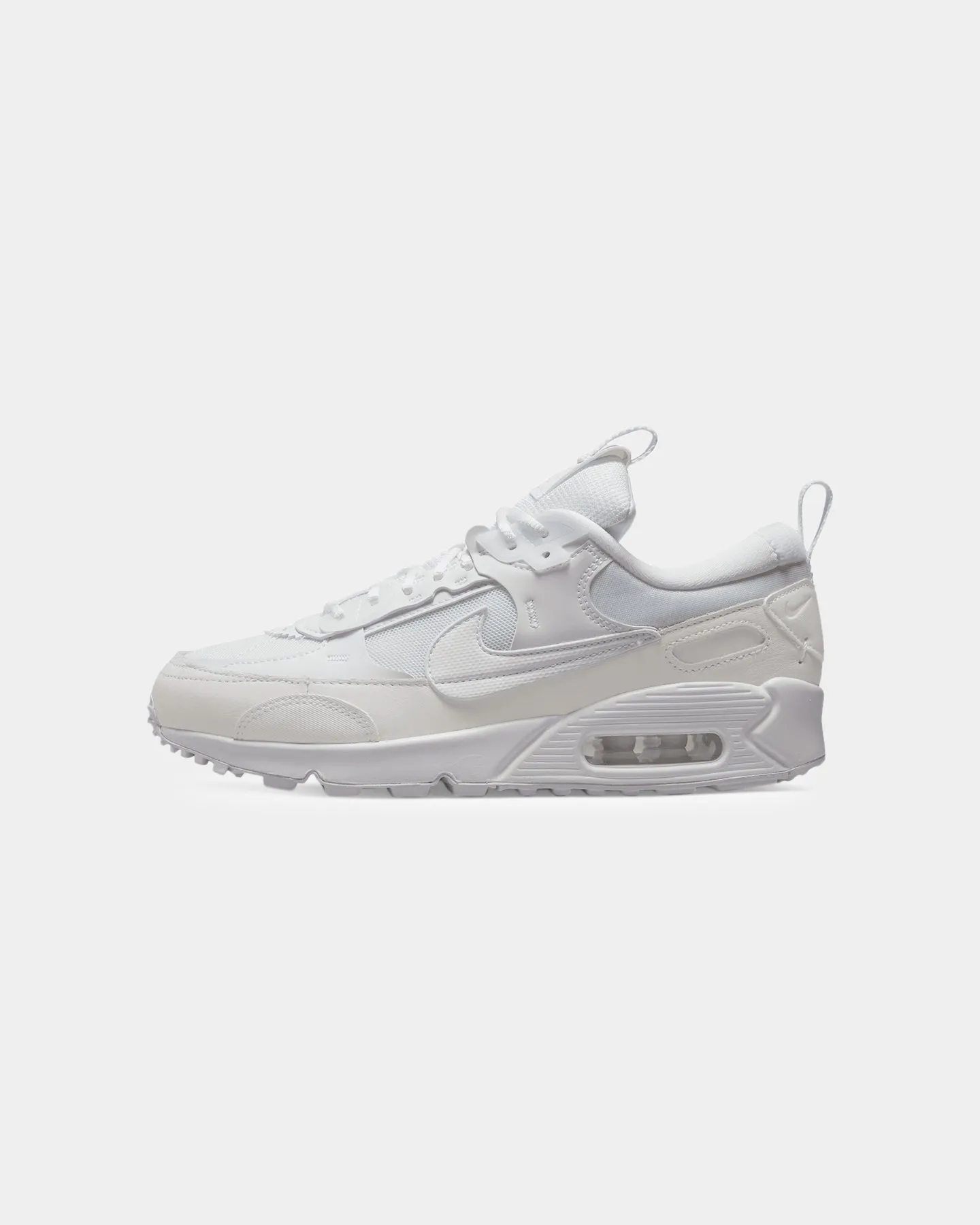Nike Women's Air Max 90 Futura White/White Sophisticated traction