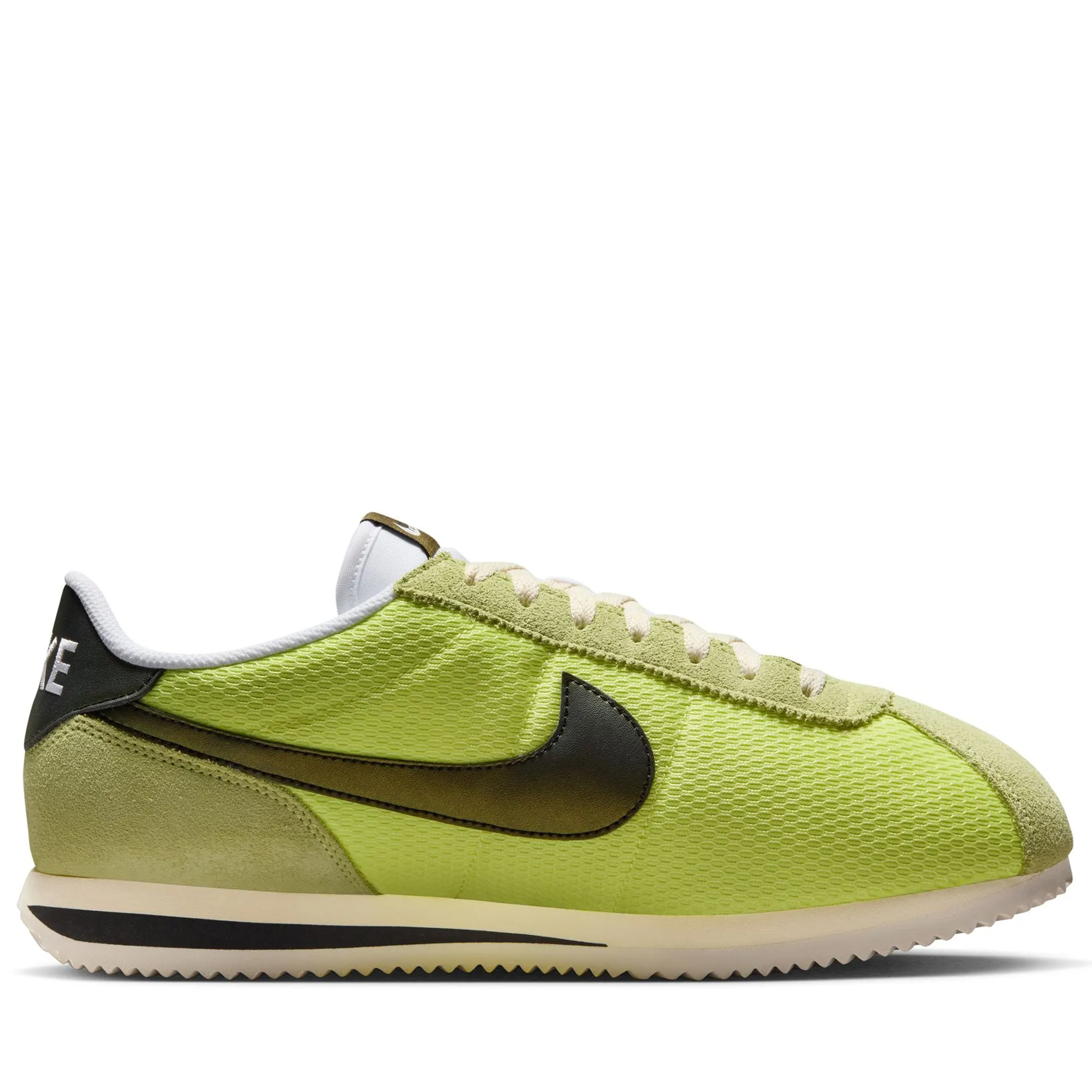 Nike Cortez Textile - Light Lemon Twist/Black Move Smooth Loafers style