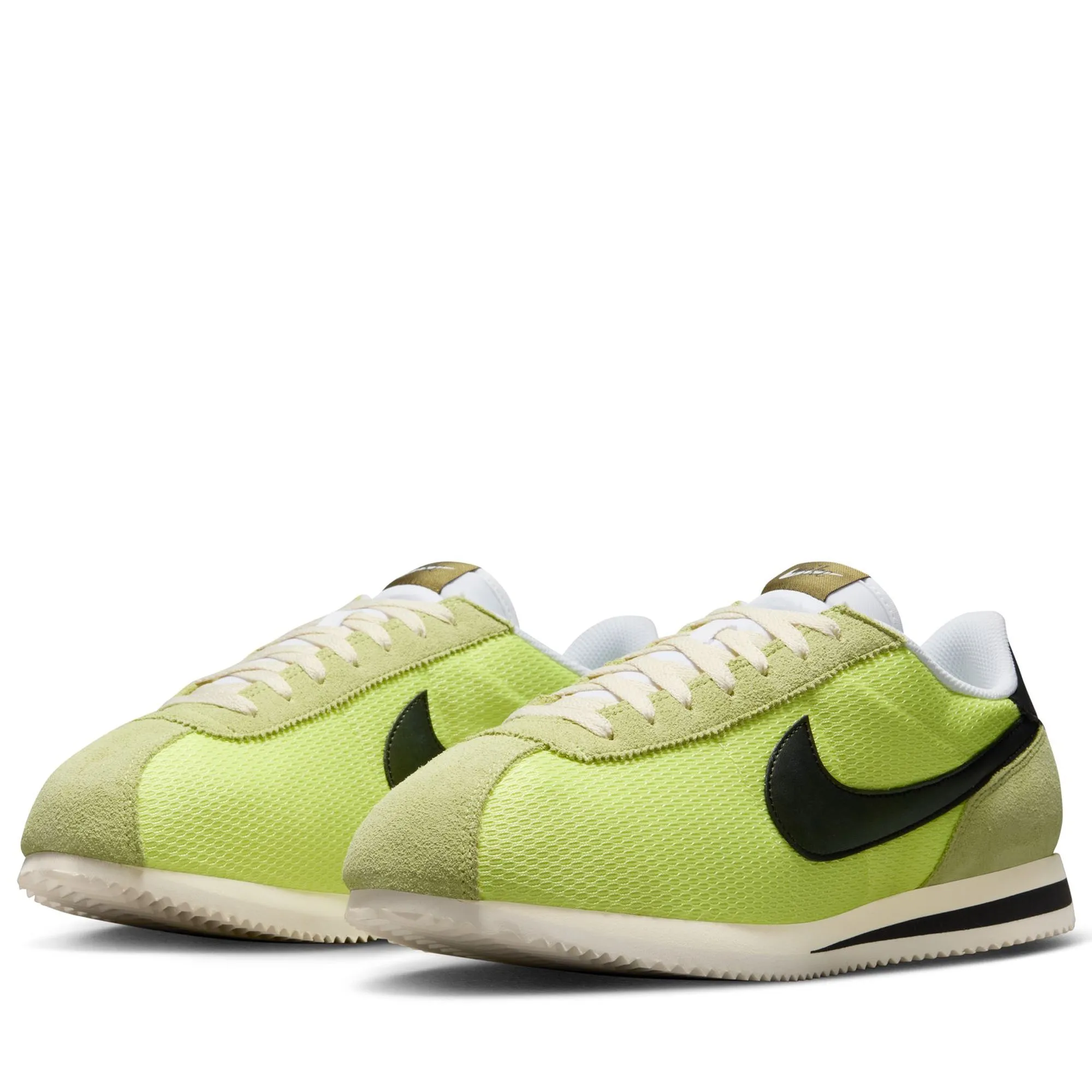 Nike Cortez Textile - Light Lemon Twist/Black Unique Sole