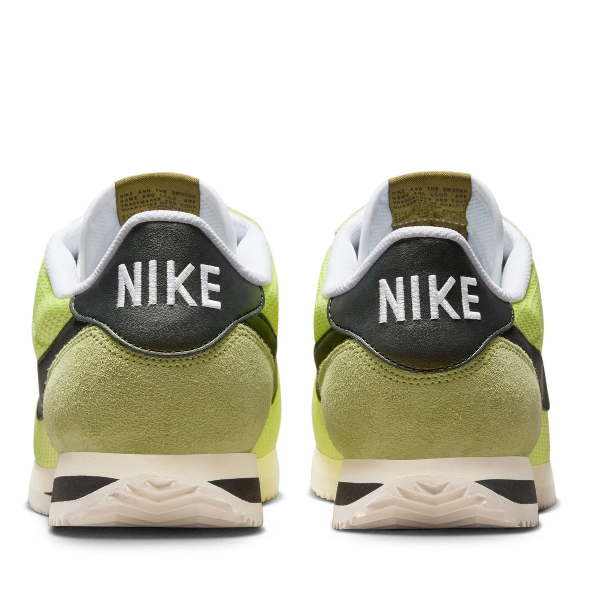 Nike Cortez Textile - Light Lemon Twist/Black Static Dissipative Unisex style