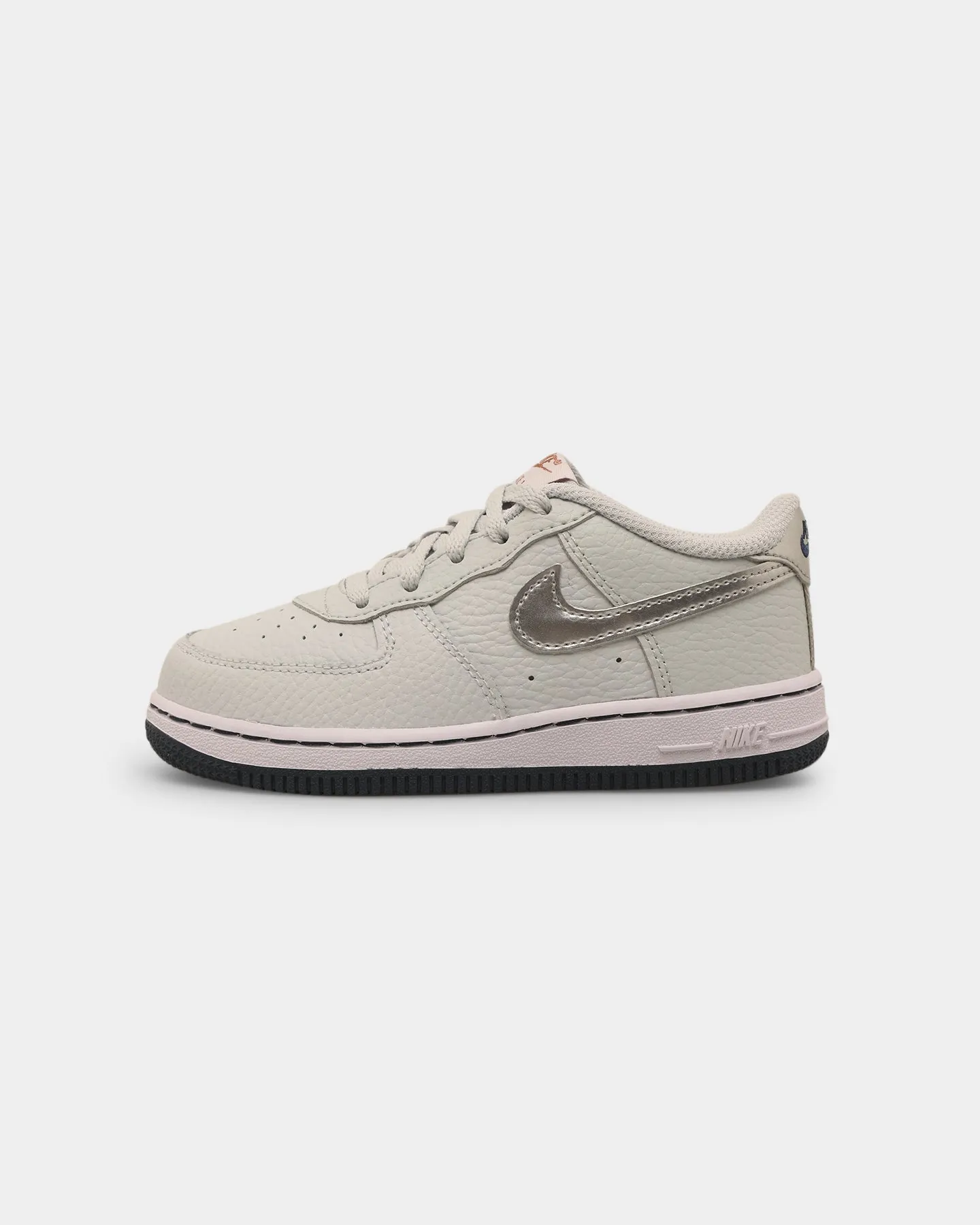 Slip On Nike Infants' Nike Force 1 Pure Platinum/Metallic