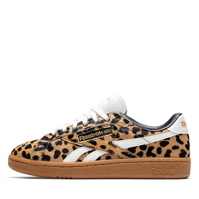 Women's Reebok Club C Grounds UK - Cheetah Bold colors Comfort Straps