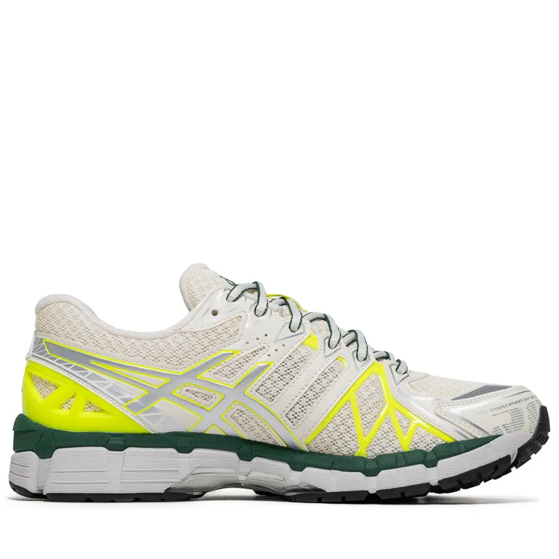 Asics Gel-Kayano 20 - Cream/Pure Silver Tapered Heel Cup Adaptive Movement