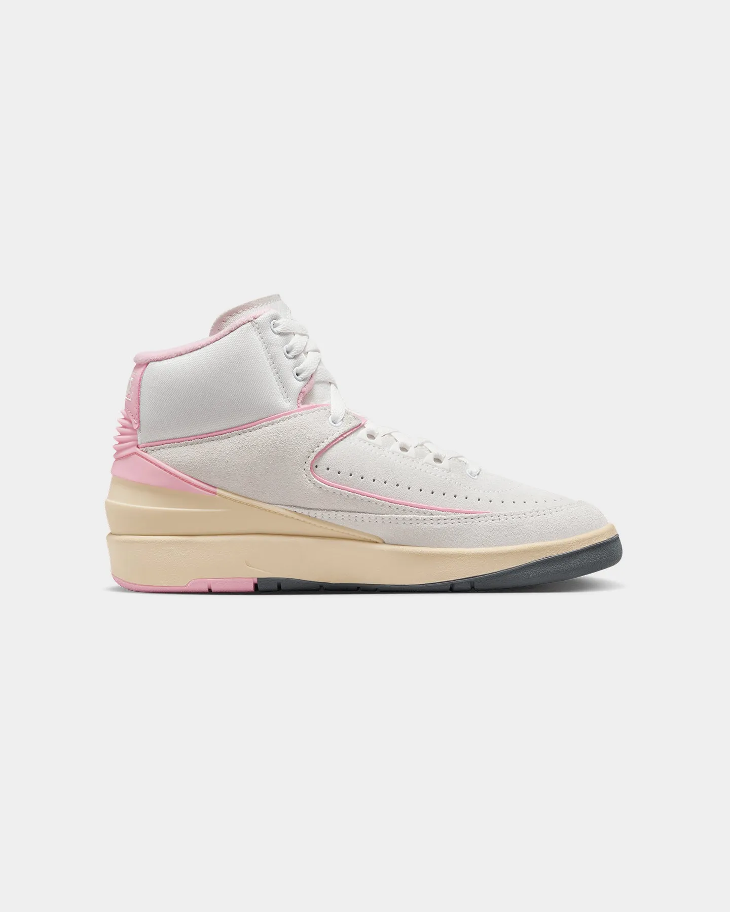 strap - type Activewear Jordan Women's Air Jordan 2 Retro "Soft Pink" Summit White/Gym Red/Medium Soft Pink
