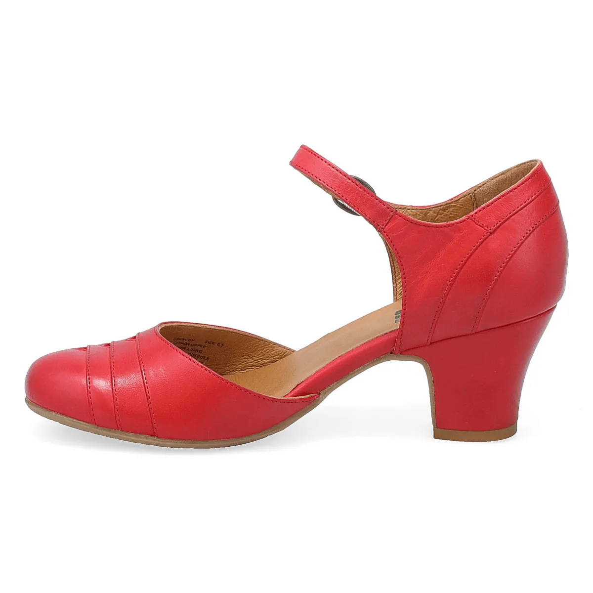 Miz Mooz Women's Frenchy Red Leather Sleek Design Premium Build
