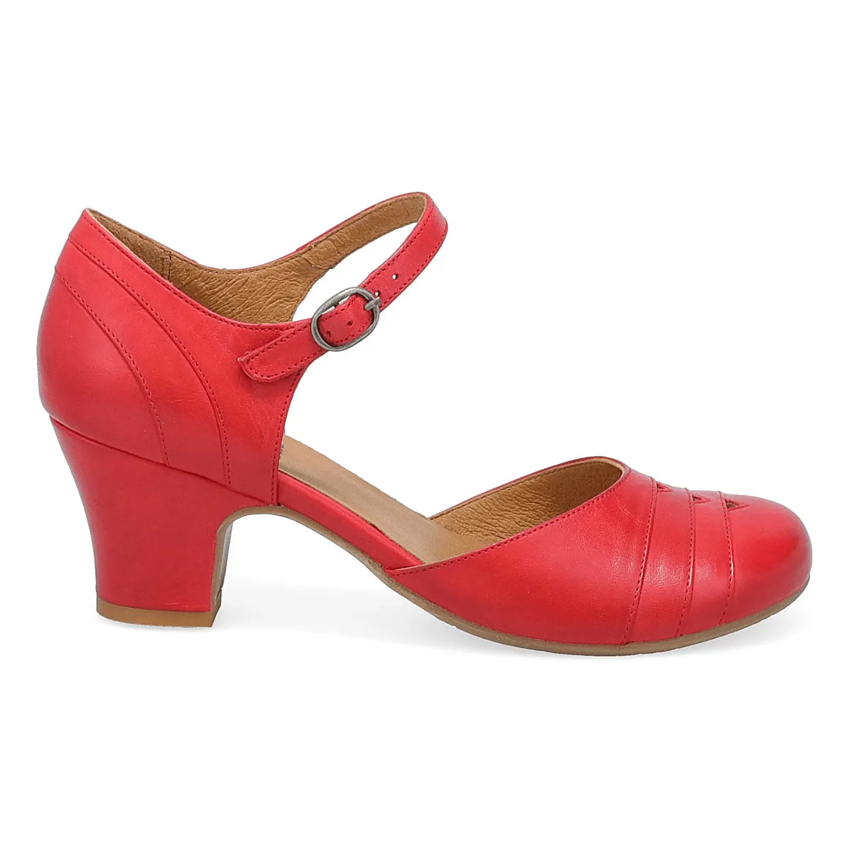 Elegant Finish Miz Mooz Women's Frenchy Red Leather