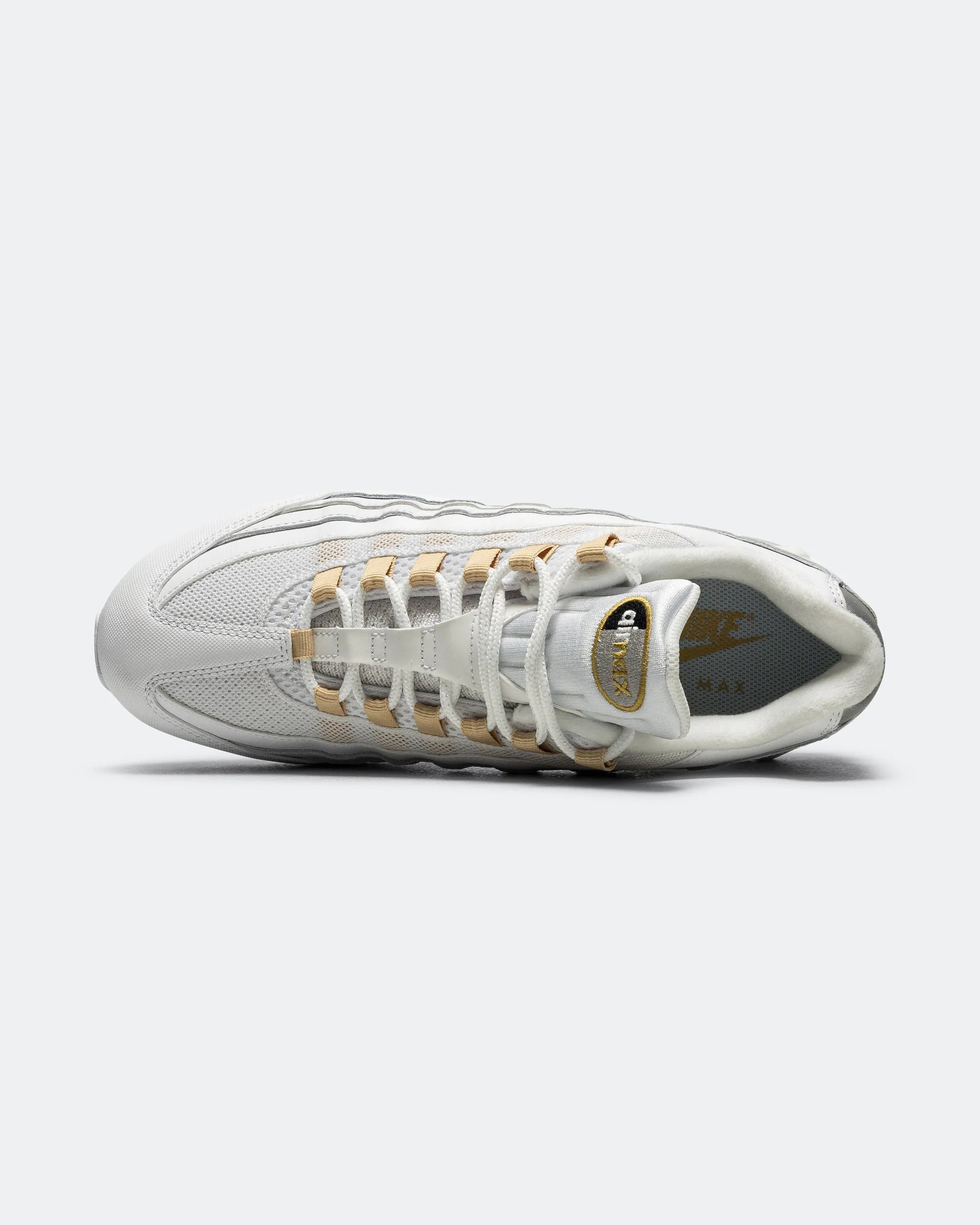 Air Max 95 Big Bubble - White/Metallic Gold-Black-Pearl Grey Smooth Balance