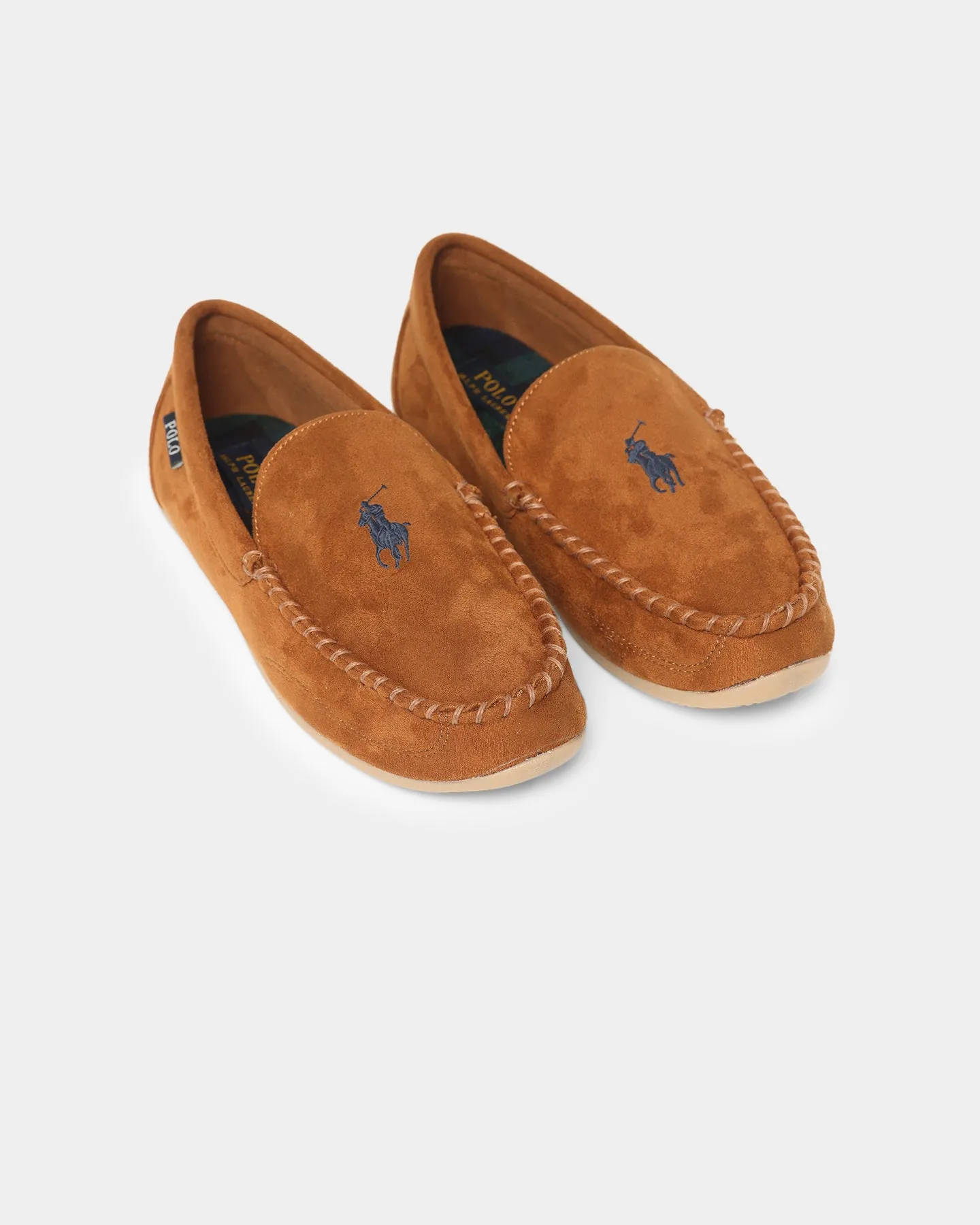 Polo Ralph Lauren Declan Slippers Snuff Wheat/Tartan Ergonomic Design
