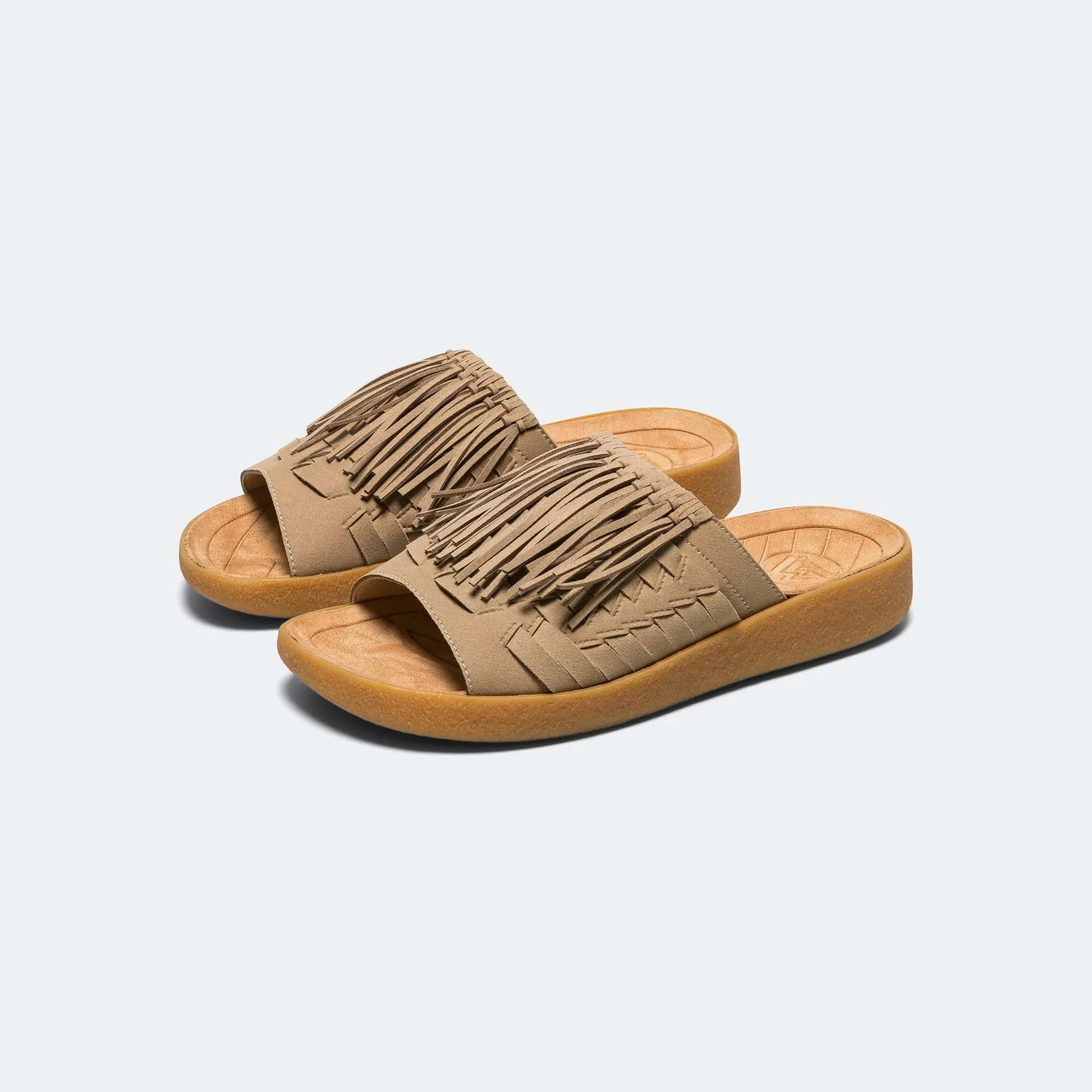 Thunderbird Thatch Slide - Taupe/Tan Sandal Customization Practical Comfort