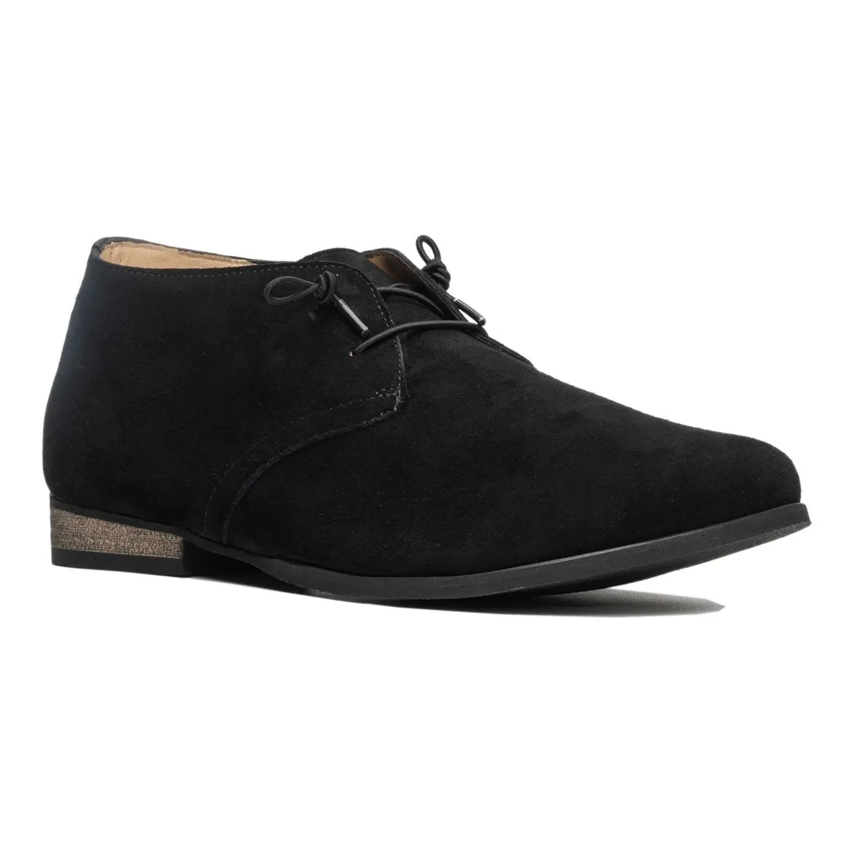 PieSanto Women's Belgium Black Suede Cushion Feel Velvet Grain