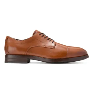 Non Stop Cole Haan Men's Harmon Grand Cap Toe Oxford British Tan/Dark Brown Leather