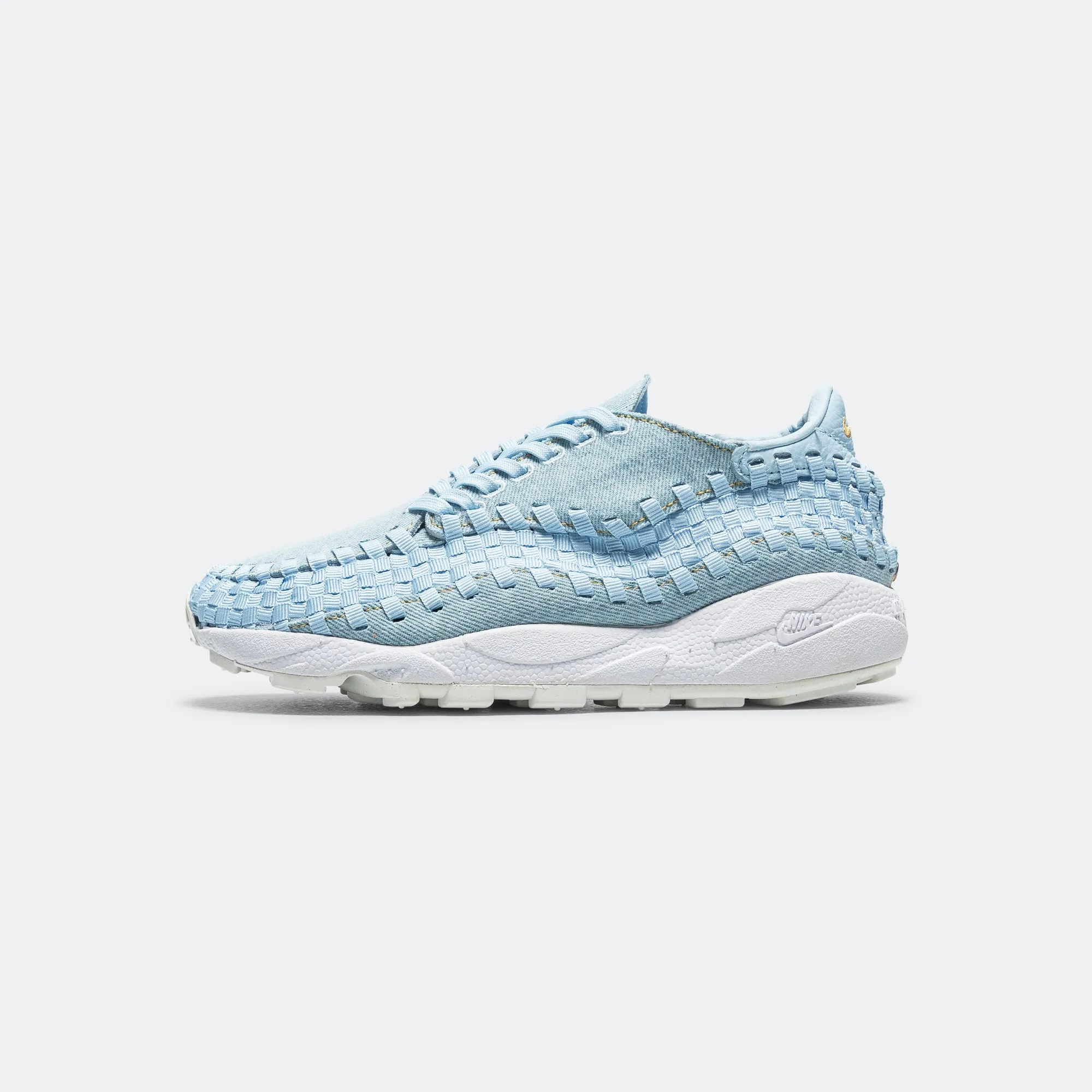 Hexagonal Lug Pattern Womens Air Footscape - Denim/Wheat Gold-Ice Blue